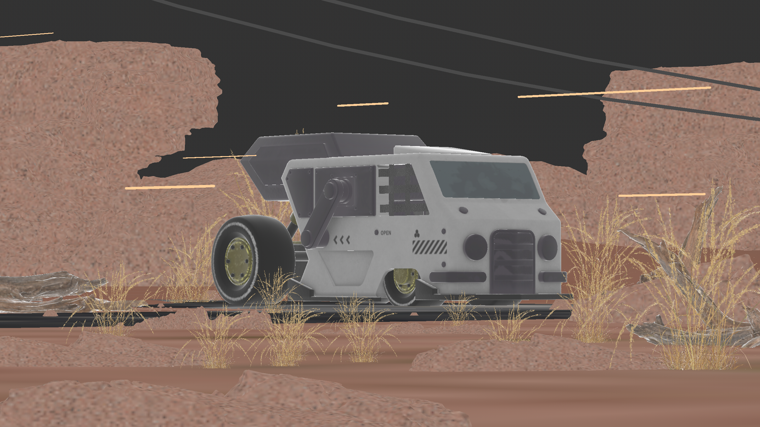 Cyberpunk，future，truck，3D printing，science fiction，Cyberpunk，future，truck，3D printing，science fiction，