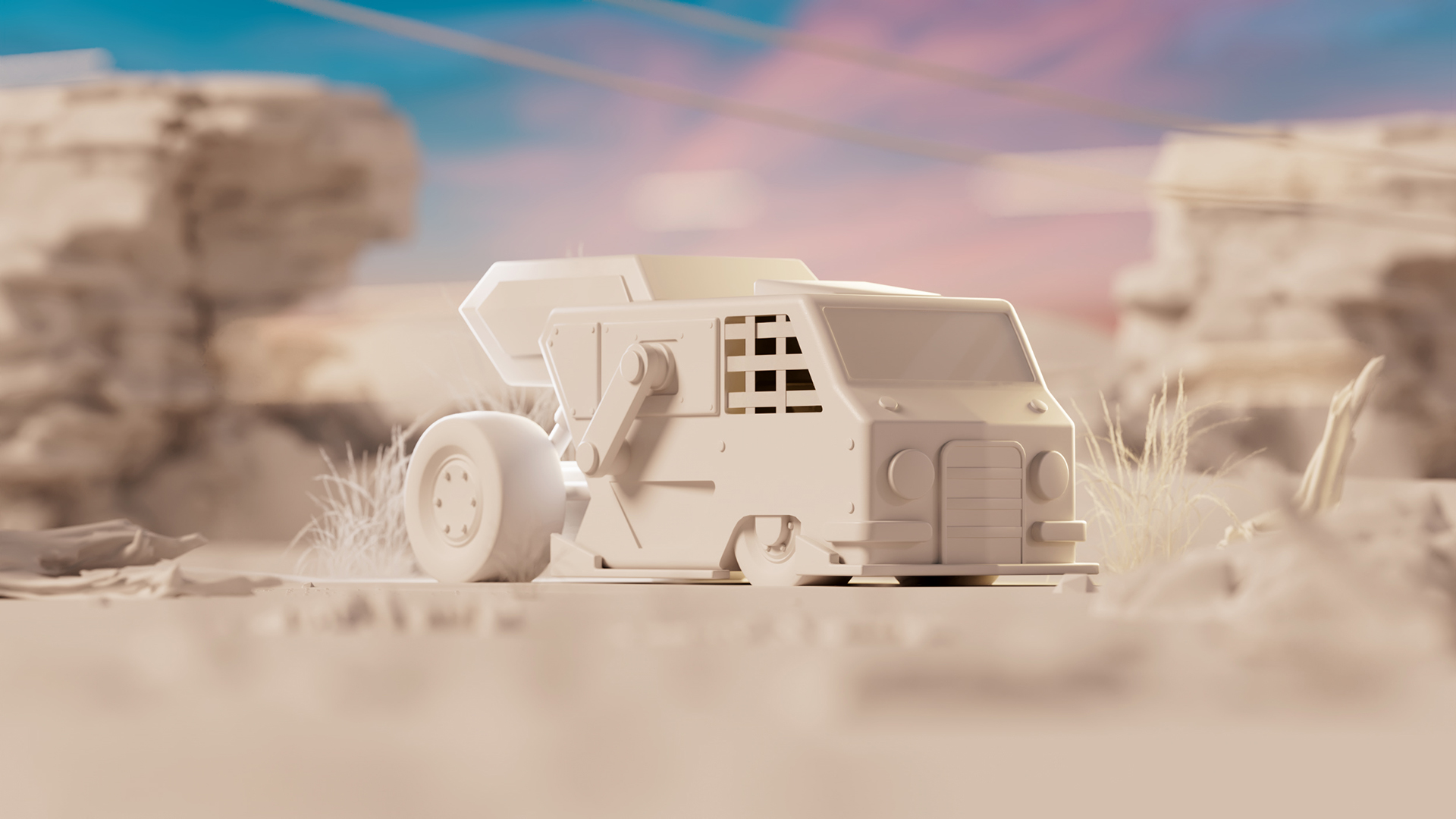 Cyberpunk，future，truck，3D printing，science fiction，Cyberpunk，future，truck，3D printing，science fiction，