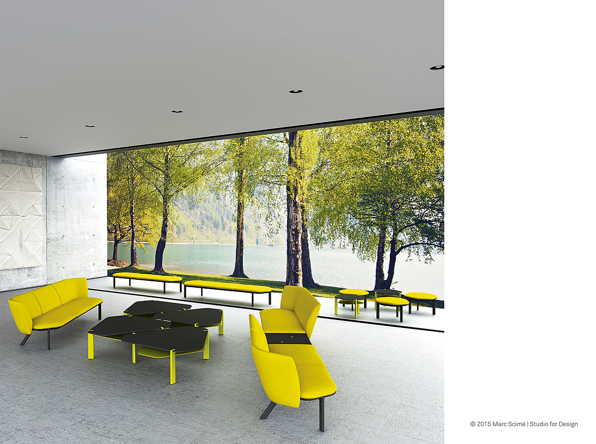 furniture，Home Furnishing，modularization，Public seat，chair，combination，