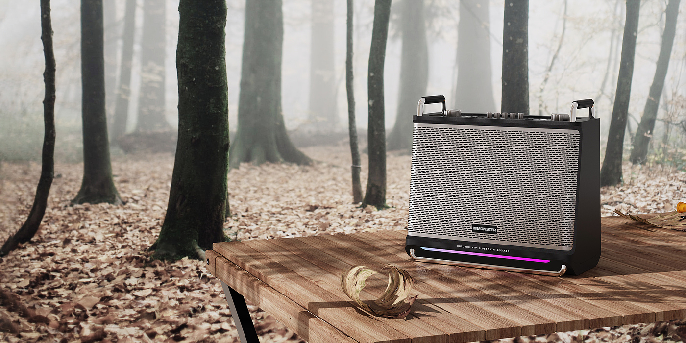 Outdoor portable audio，Smart K song video audio，party-type sound，