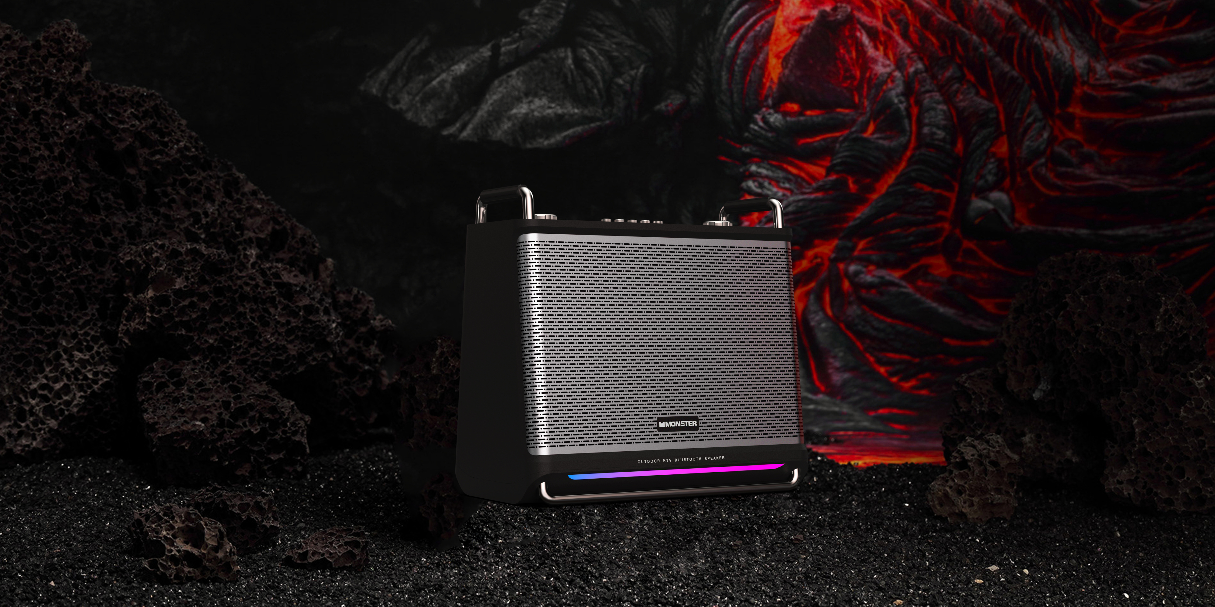 Outdoor portable audio，Smart K song video audio，party-type sound，