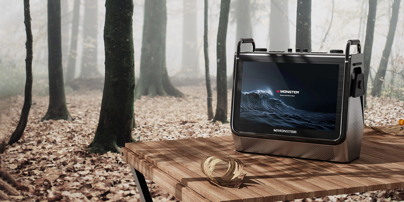 Outdoor portable audio，Smart K song video audio，party-type sound，