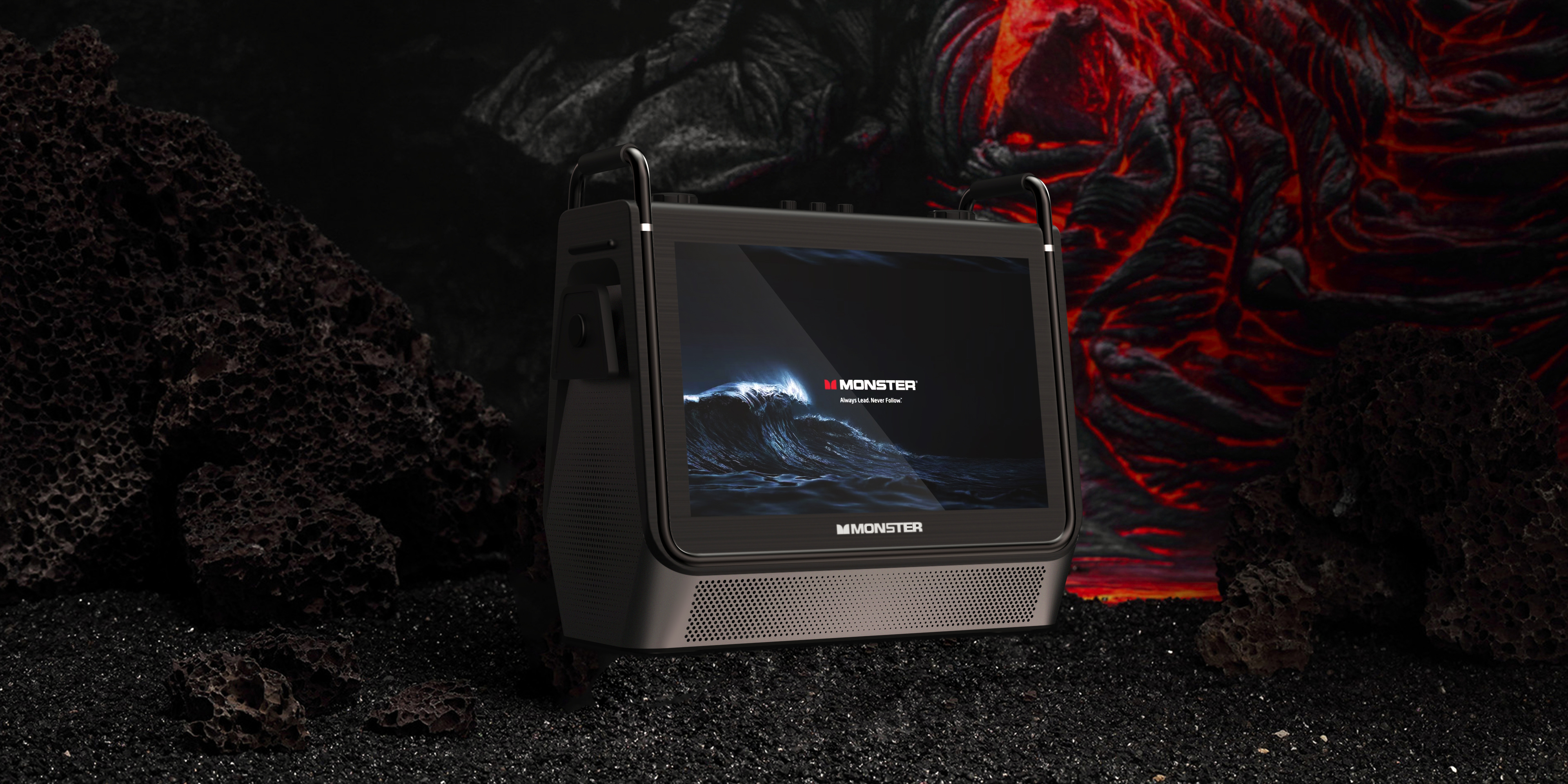 Outdoor portable audio，Smart K song video audio，party-type sound，