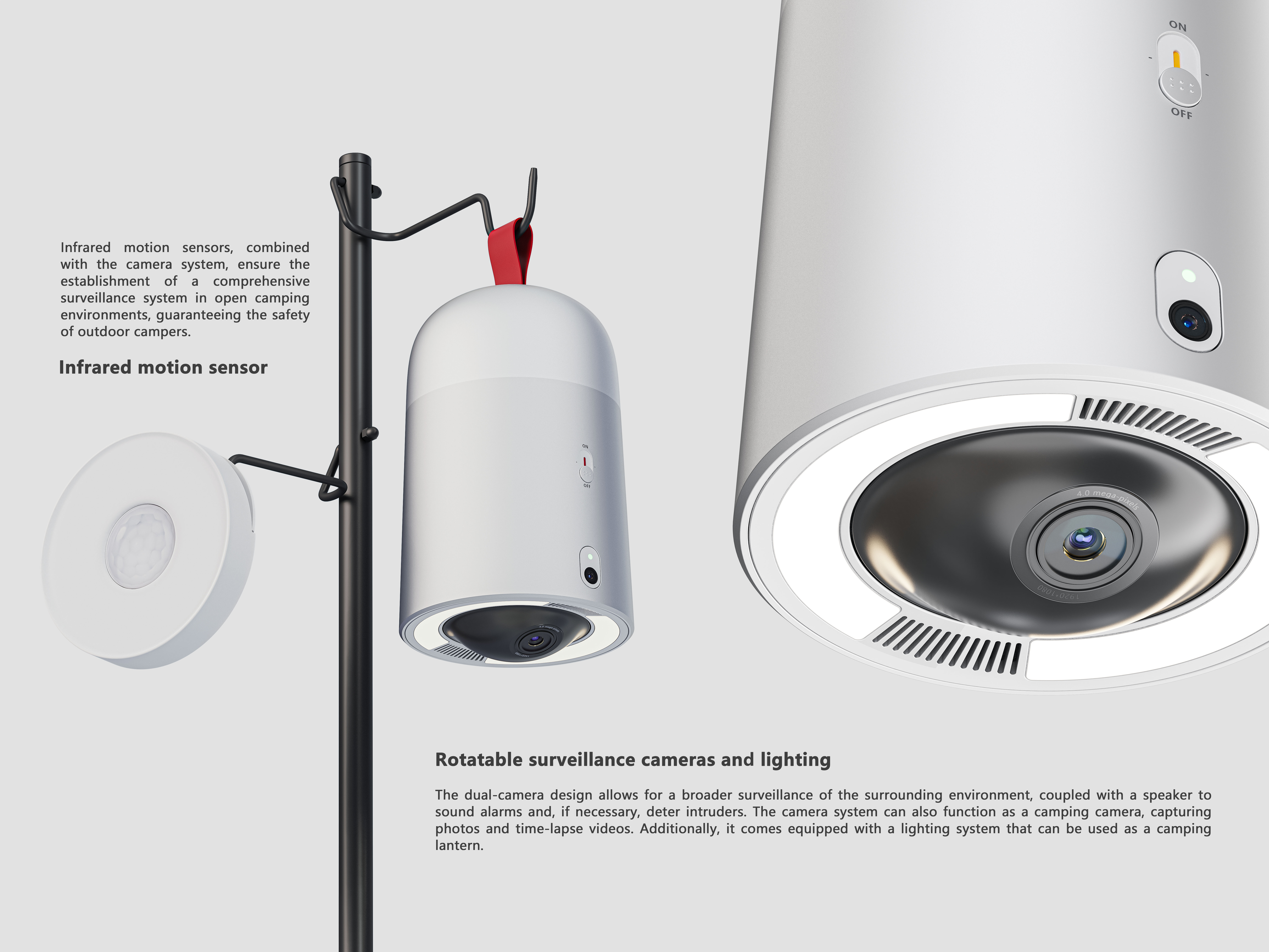 Digital intelligence，camping，lighting，outdoors，security，monitor，Photography，