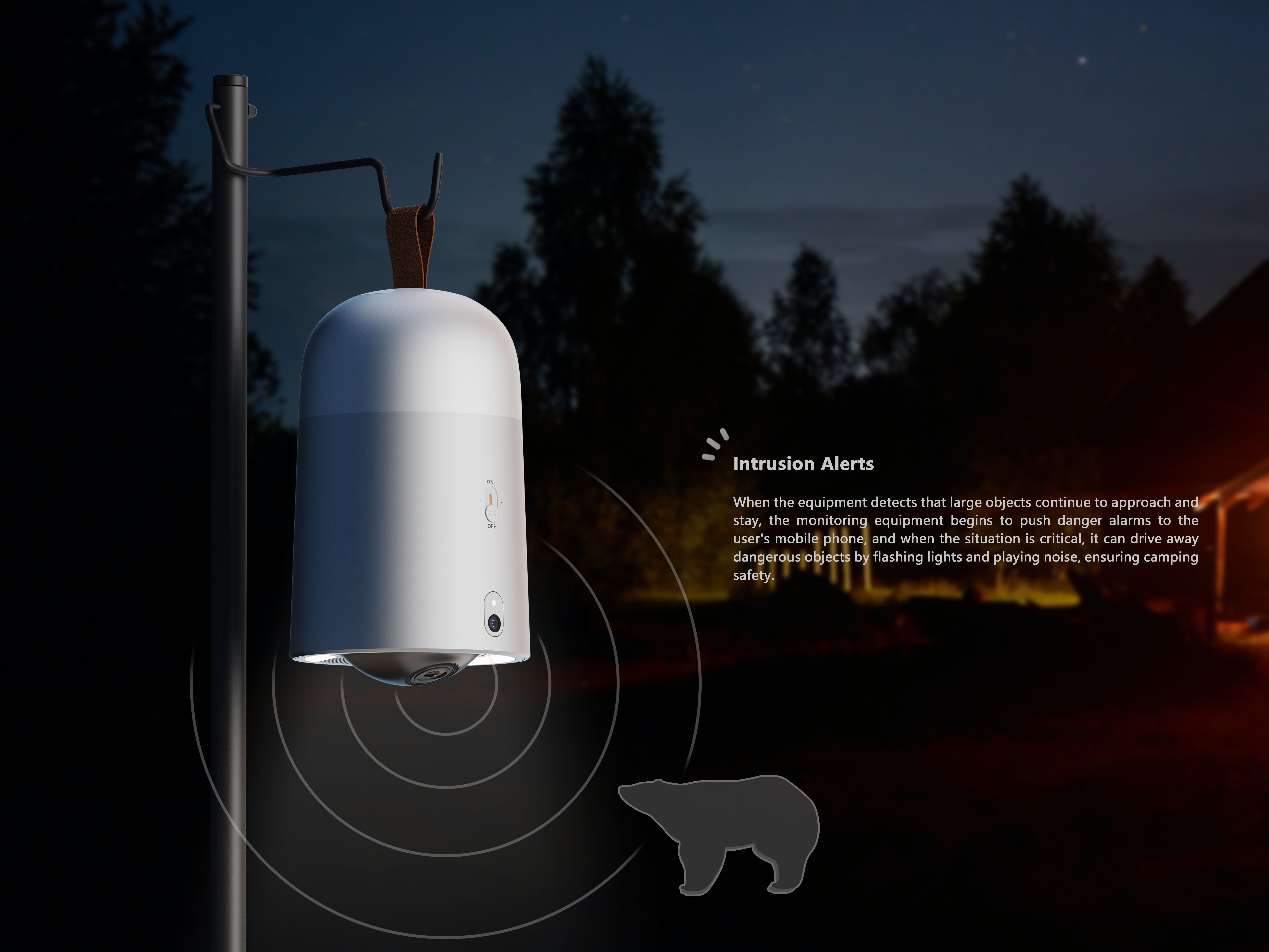 Digital intelligence，camping，lighting，outdoors，security，monitor，Photography，