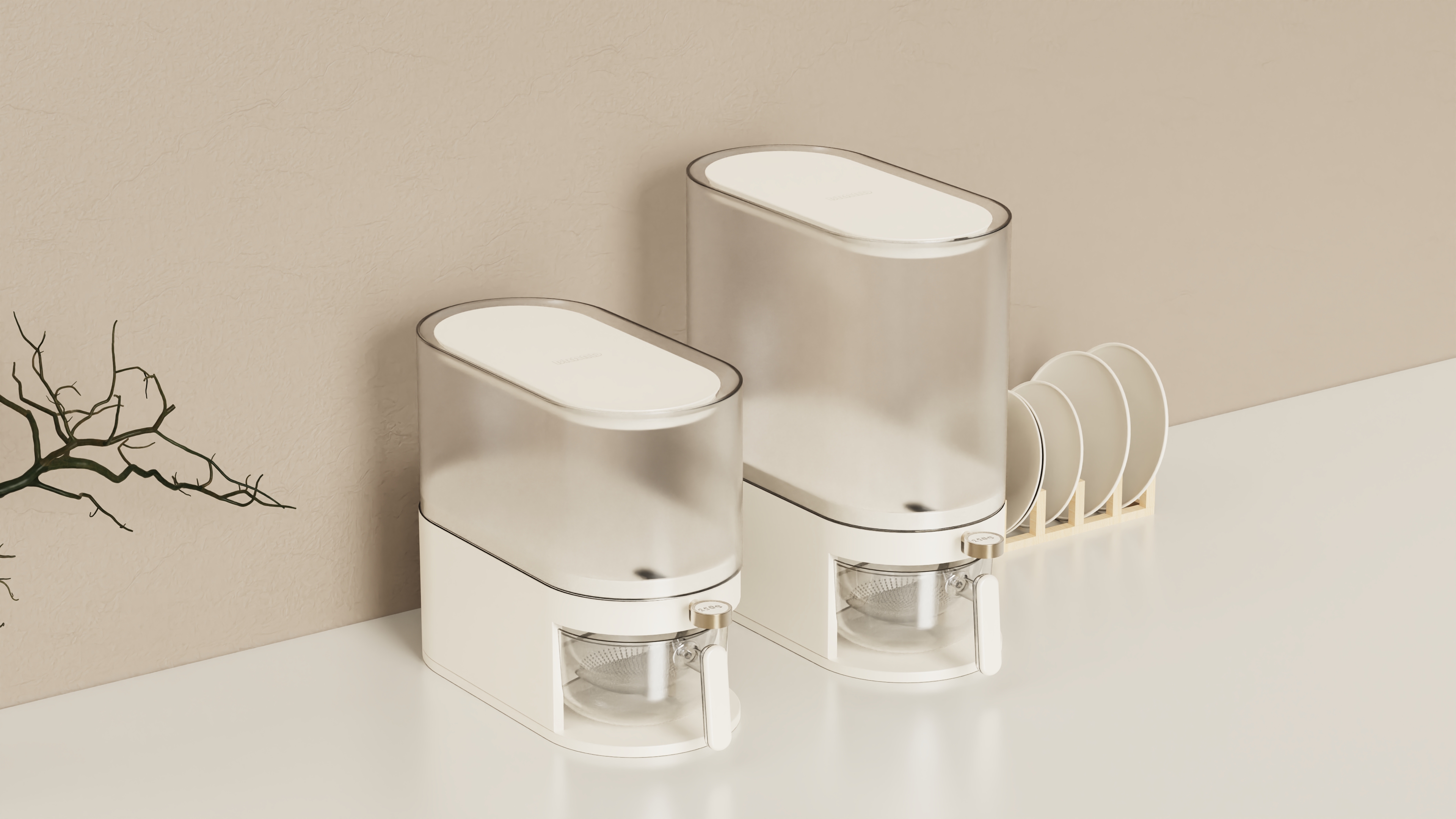 Kitchen storage，Rice bucket，Rice box，Household products，