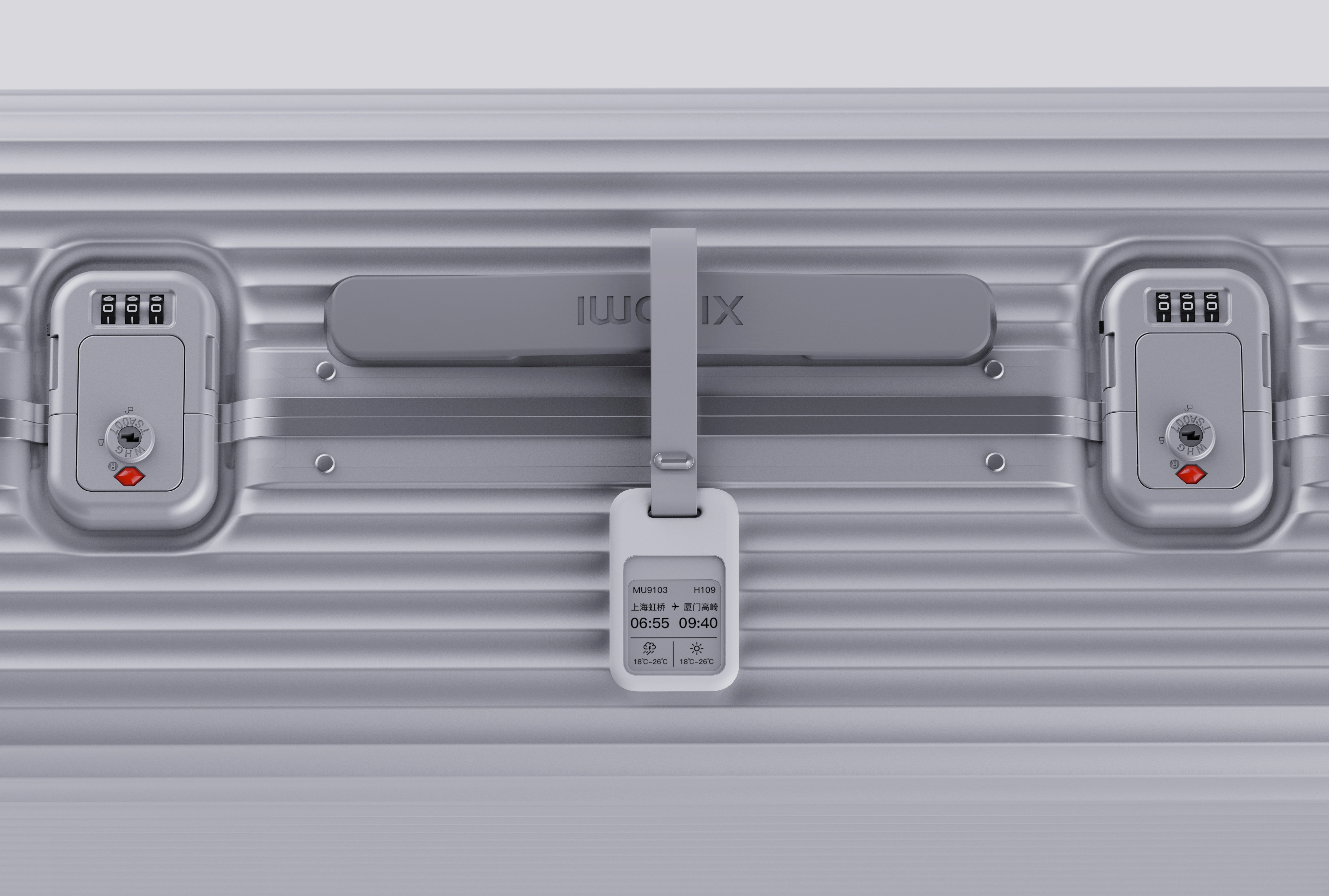 Millet style，luggage tag，Baggage tag，tag，Travel products，Smart Luggage Tag，Render，Draw bar box，