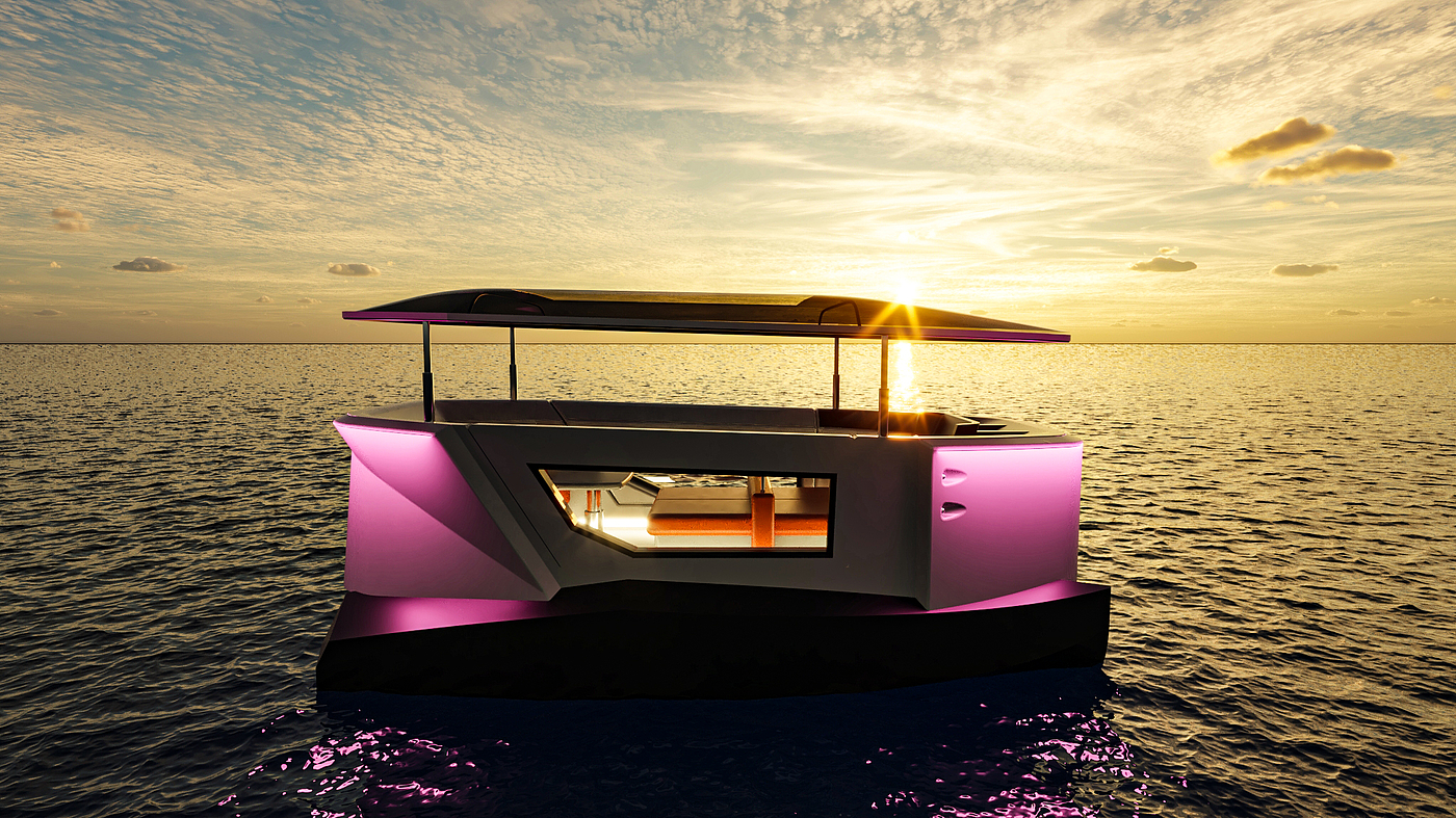 Sense of science and technology，ship，vehicle，lighting，