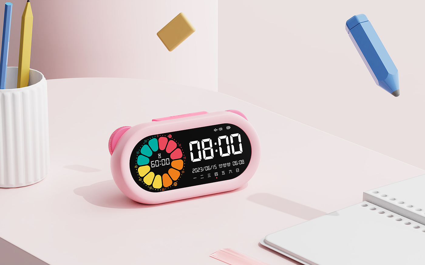 timer，Children's timer，alarm clock，Full screen，