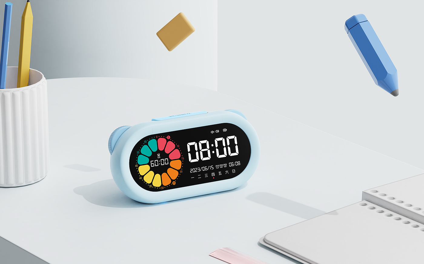 timer，Children's timer，alarm clock，Full screen，