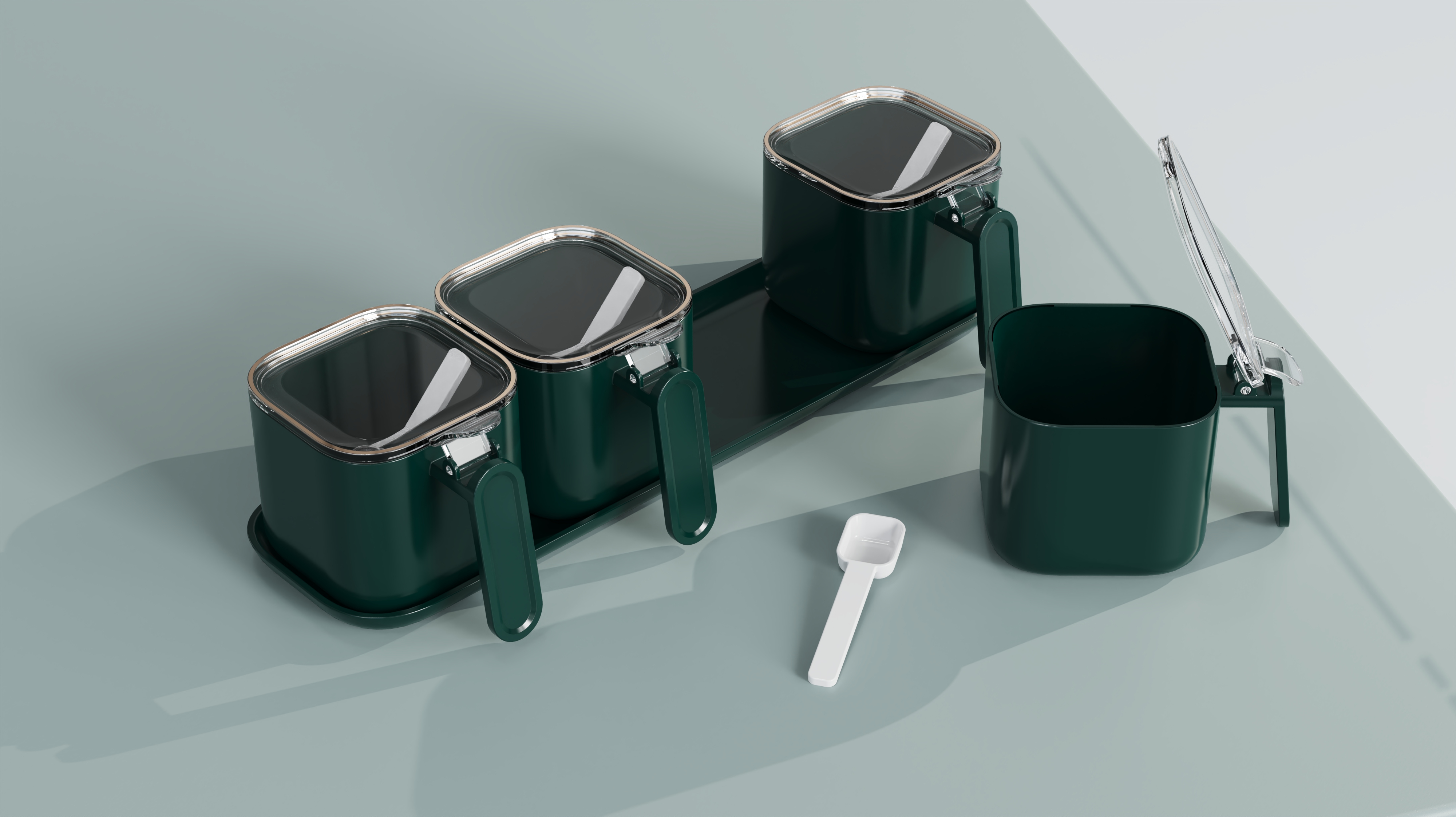 Kitchen supplies，Seasoning box，Seasoning box，