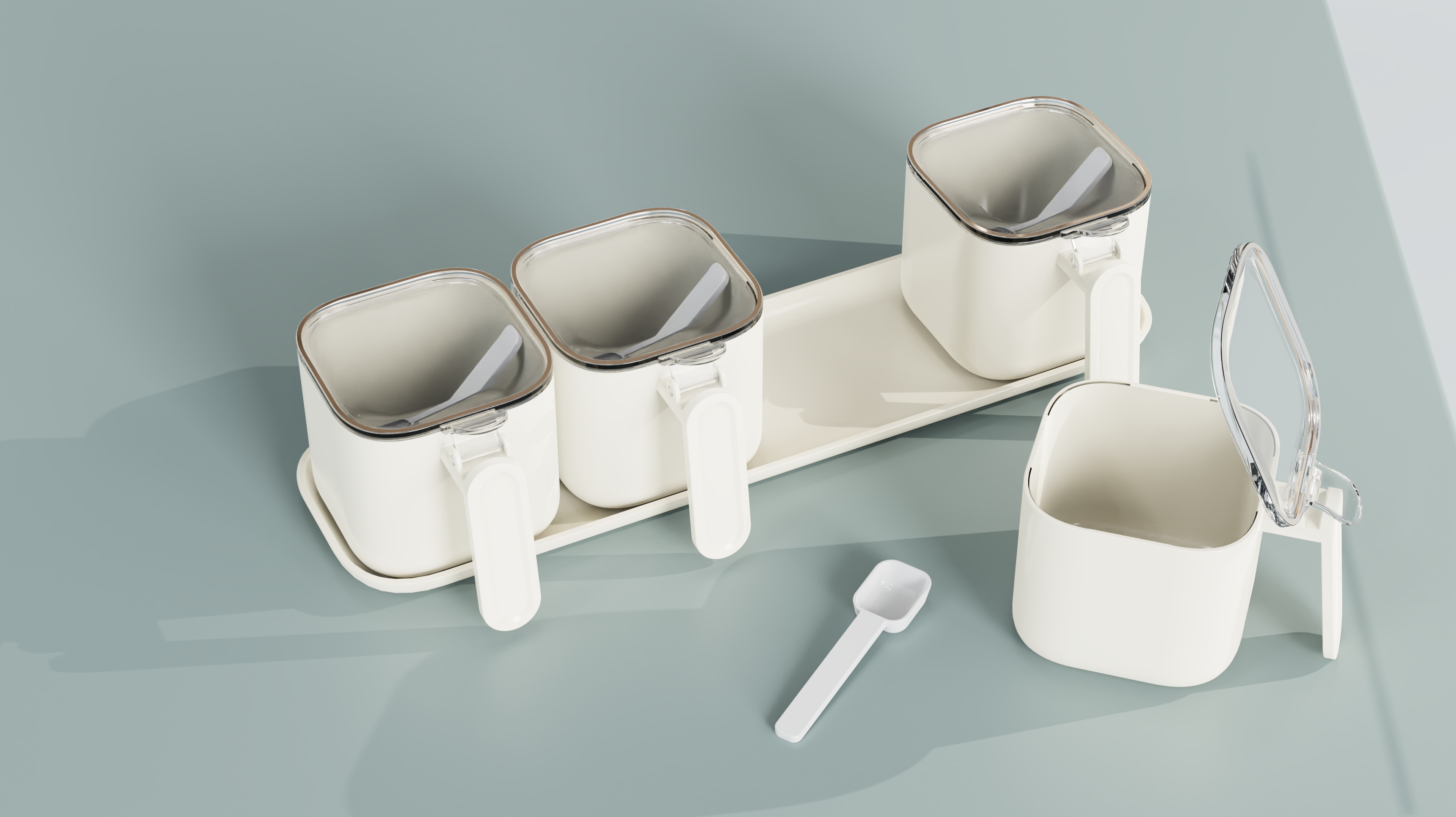 Kitchen supplies，Seasoning box，Seasoning box，