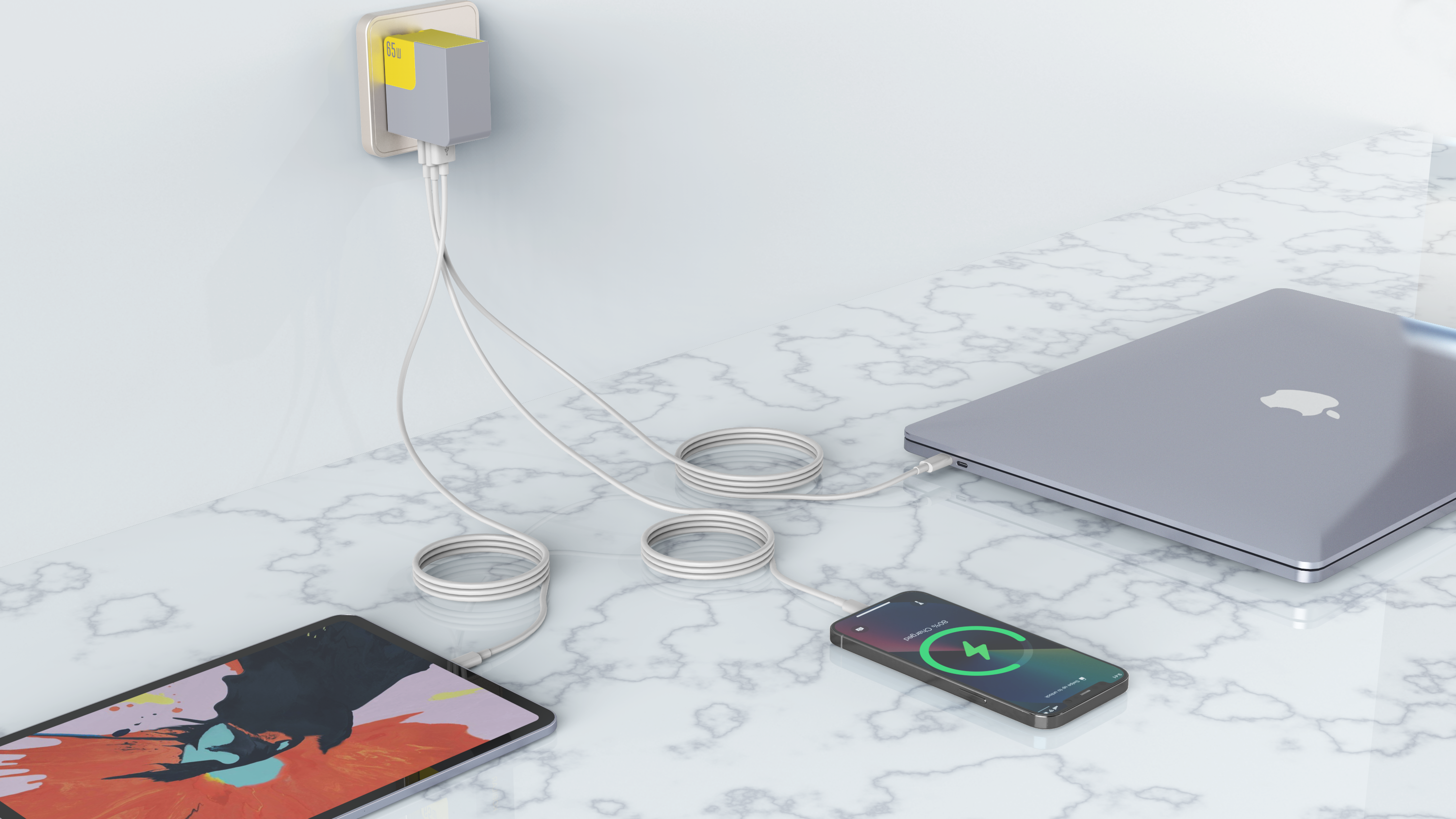 Contrast color charger，