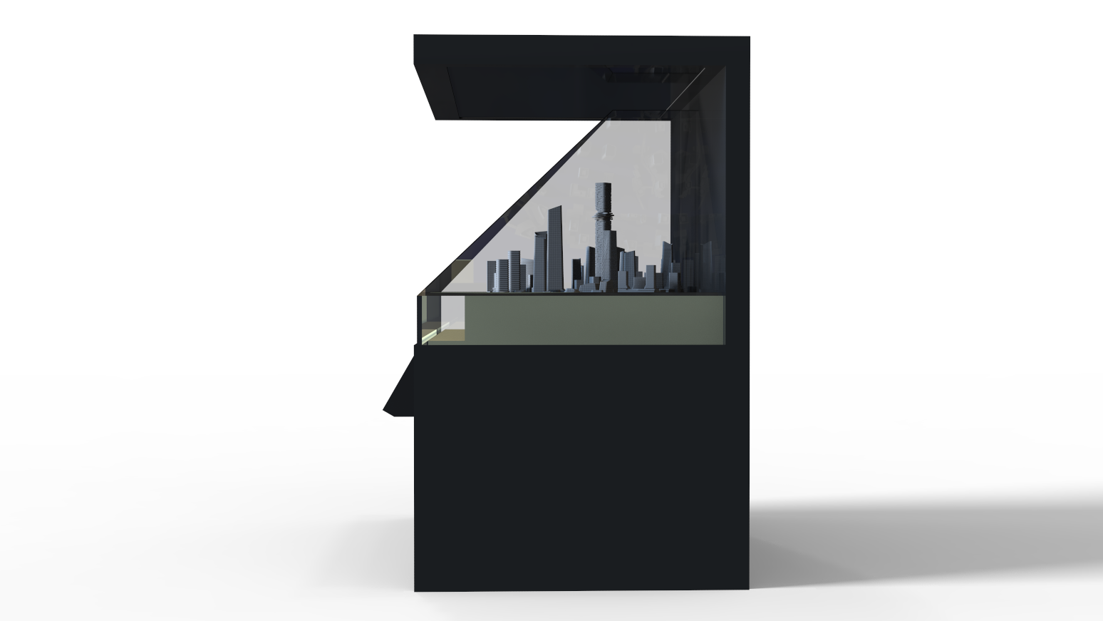 Holographic projection cabinet，270 degree holographic projection cabinet，Holographic projection，