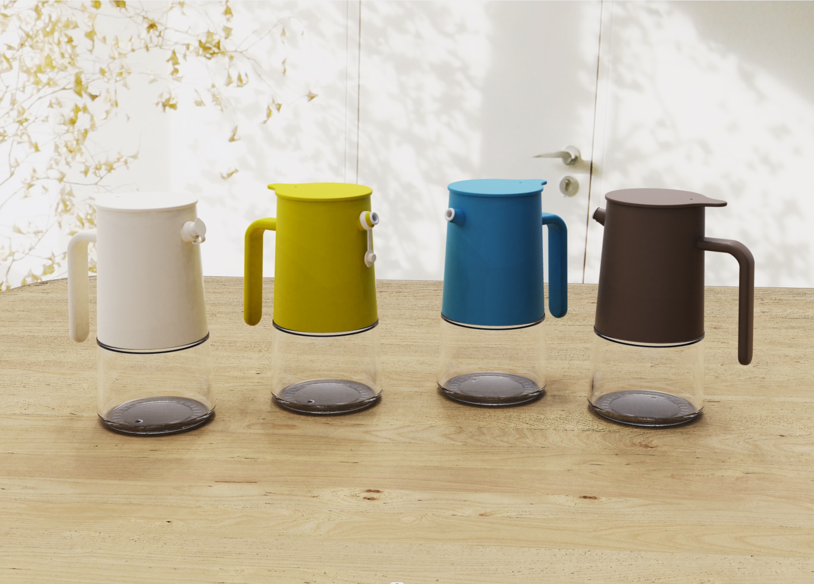 High color value, removable and washable, easy filling, comfortable handle, oil bottle，