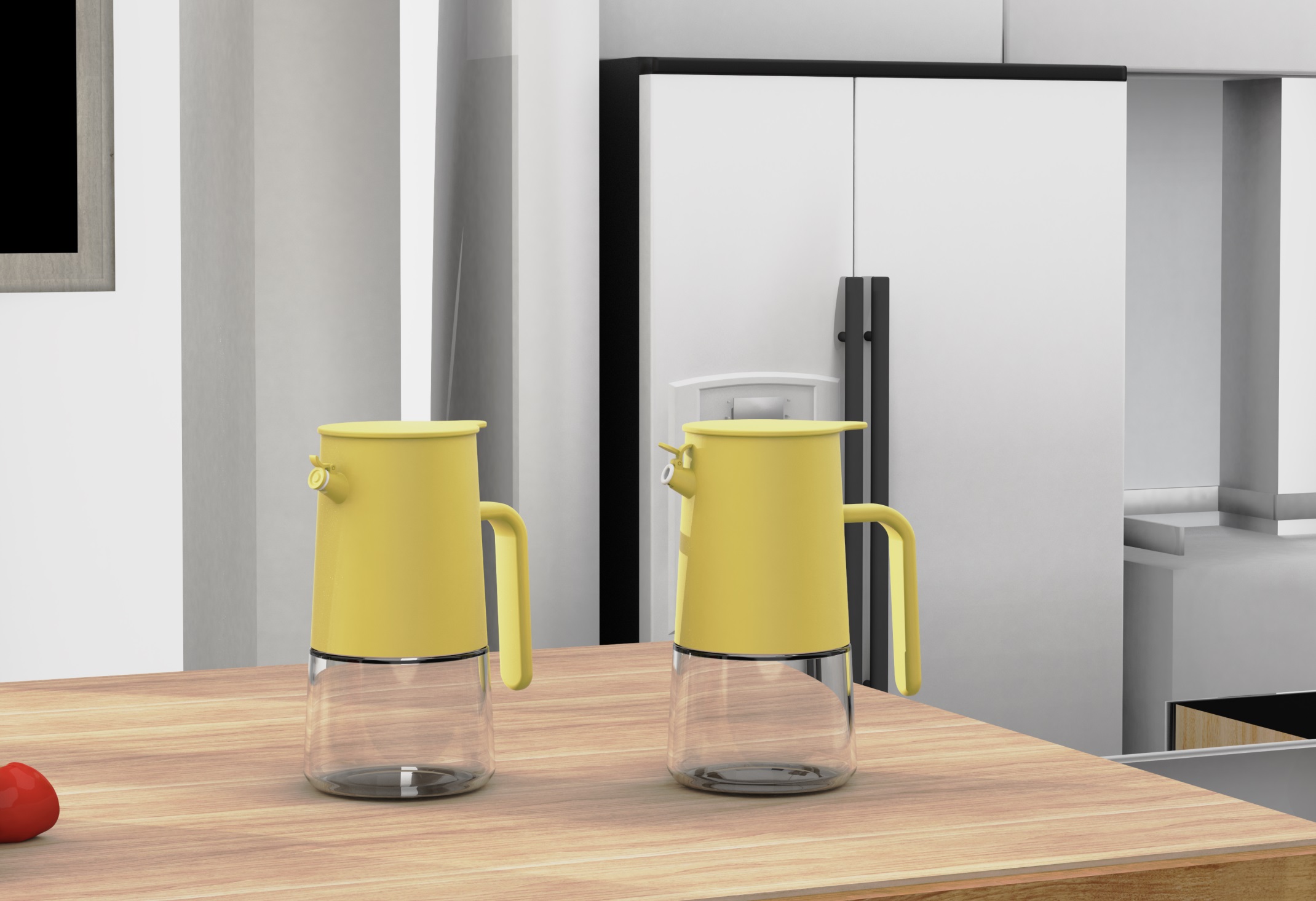 High color value, removable and washable, easy filling, comfortable handle, oil bottle，