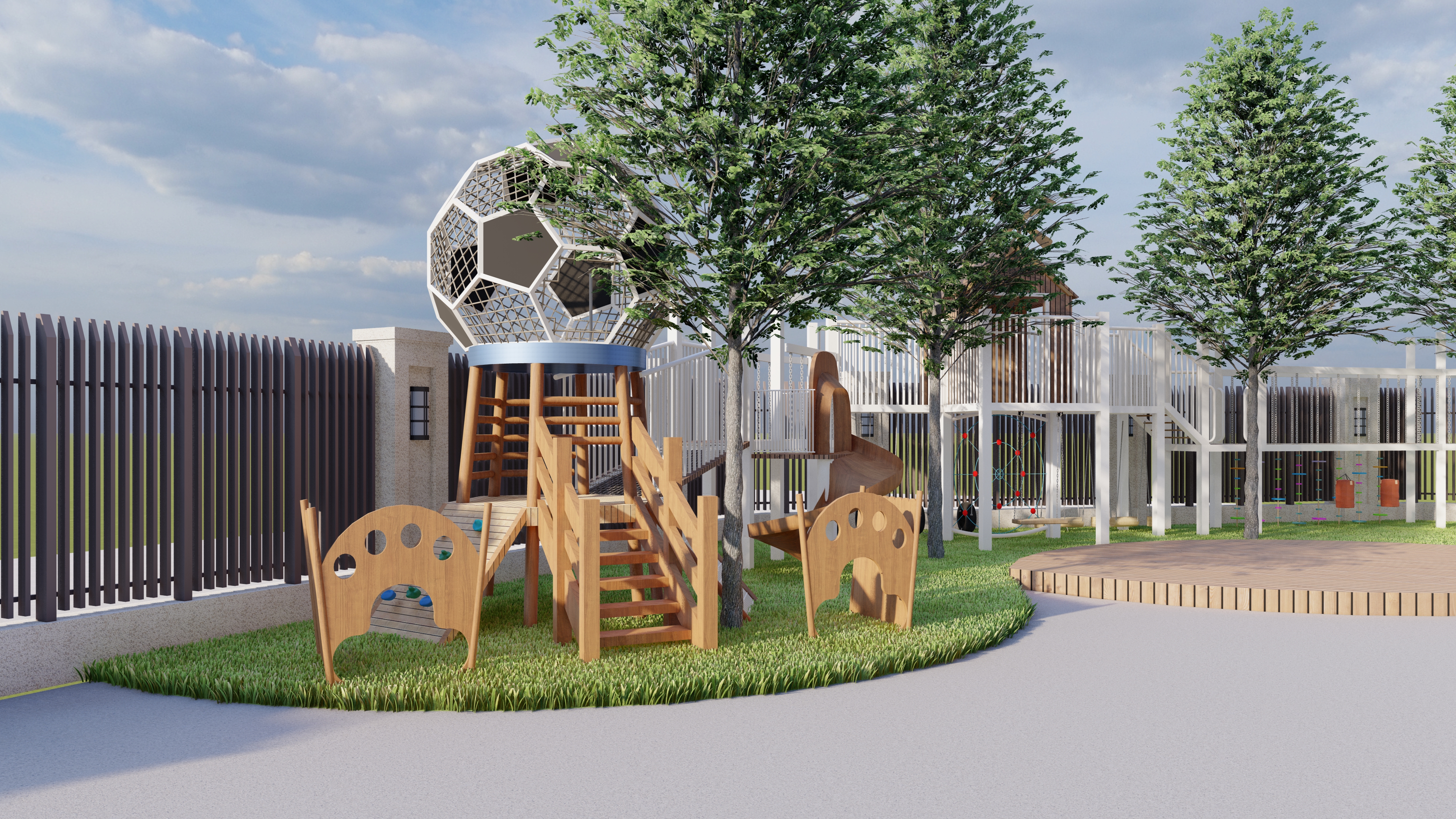 Design of children's amusement facilities for small venues，