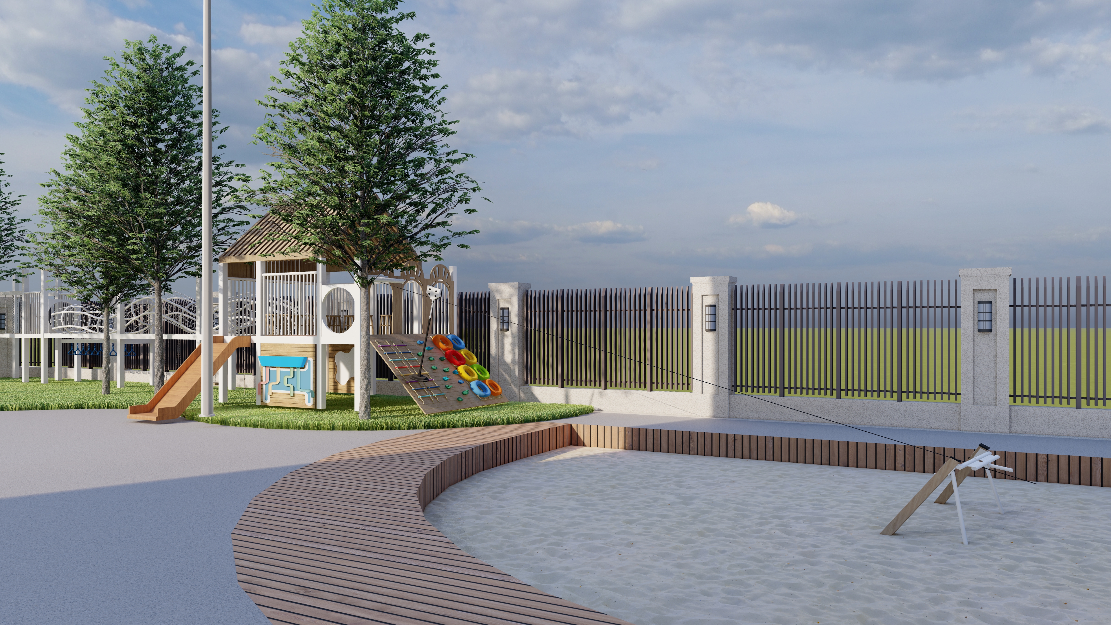 Design of children's amusement facilities for small venues，