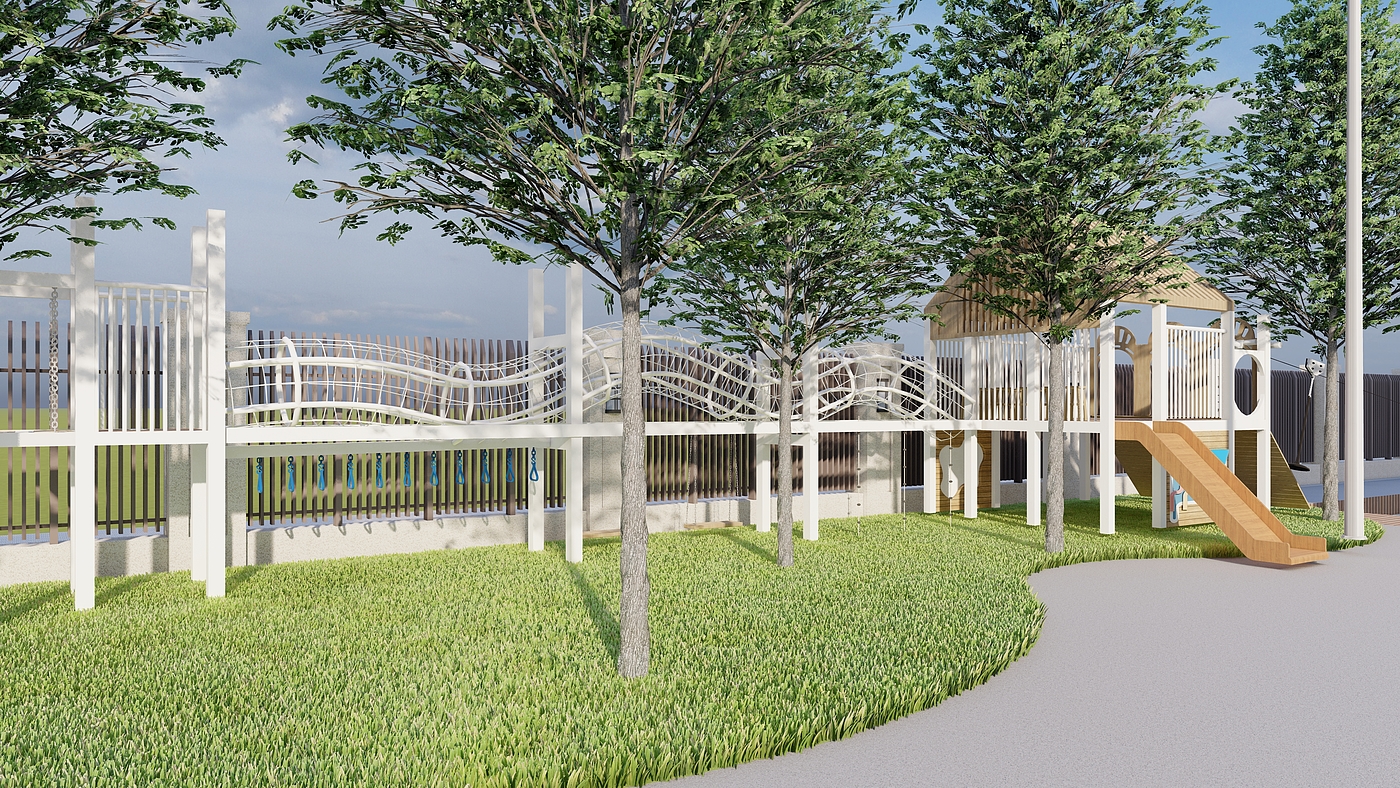 Design of children's amusement facilities for small venues，