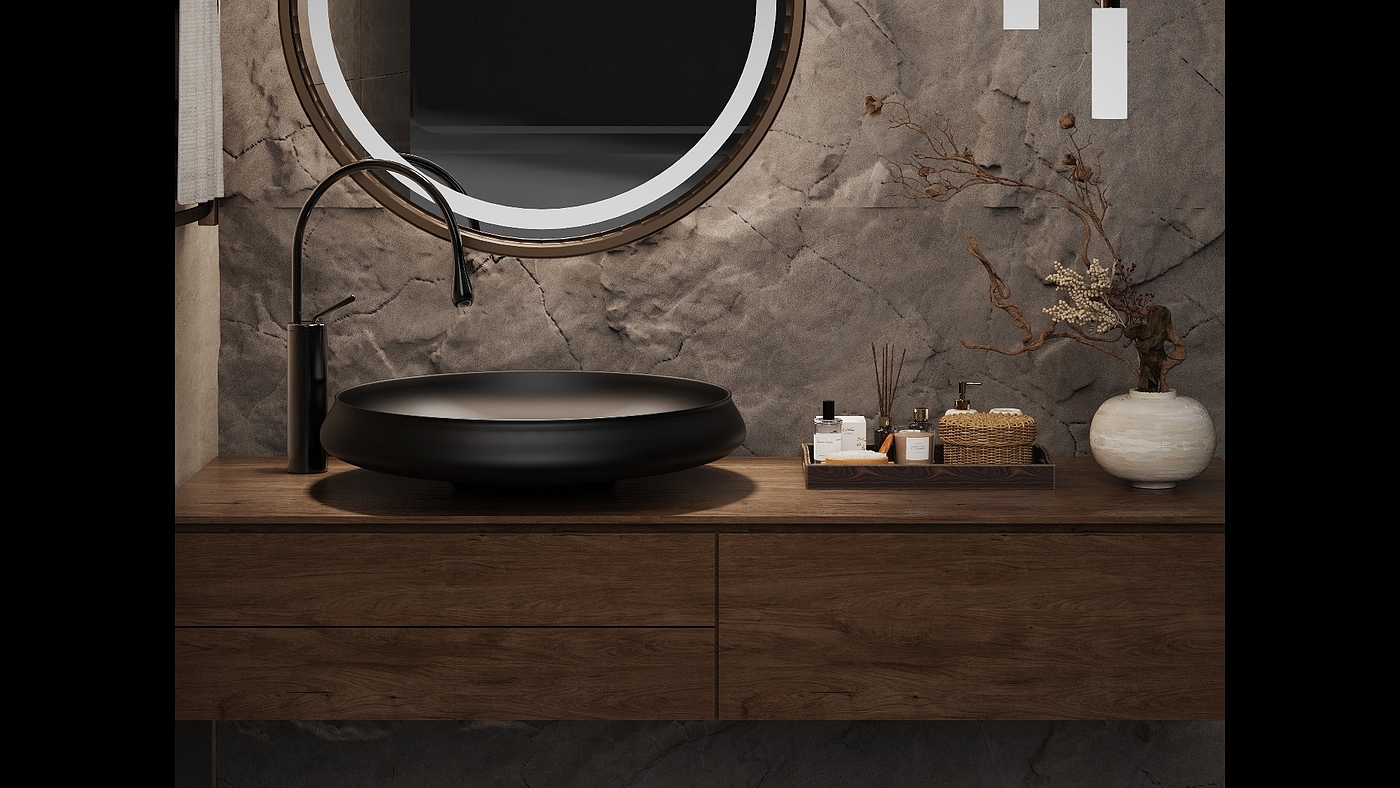 Basin，bathroom，Frosted ceramics，The silence，Tea Rhyme，