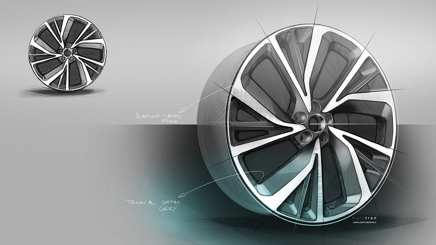 I-Pace，Jaguar，Wheel design，