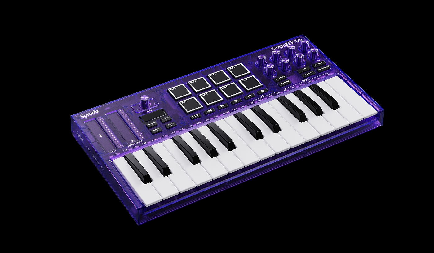 MiDi键盘，潮玩，合成器，编曲，音乐，
