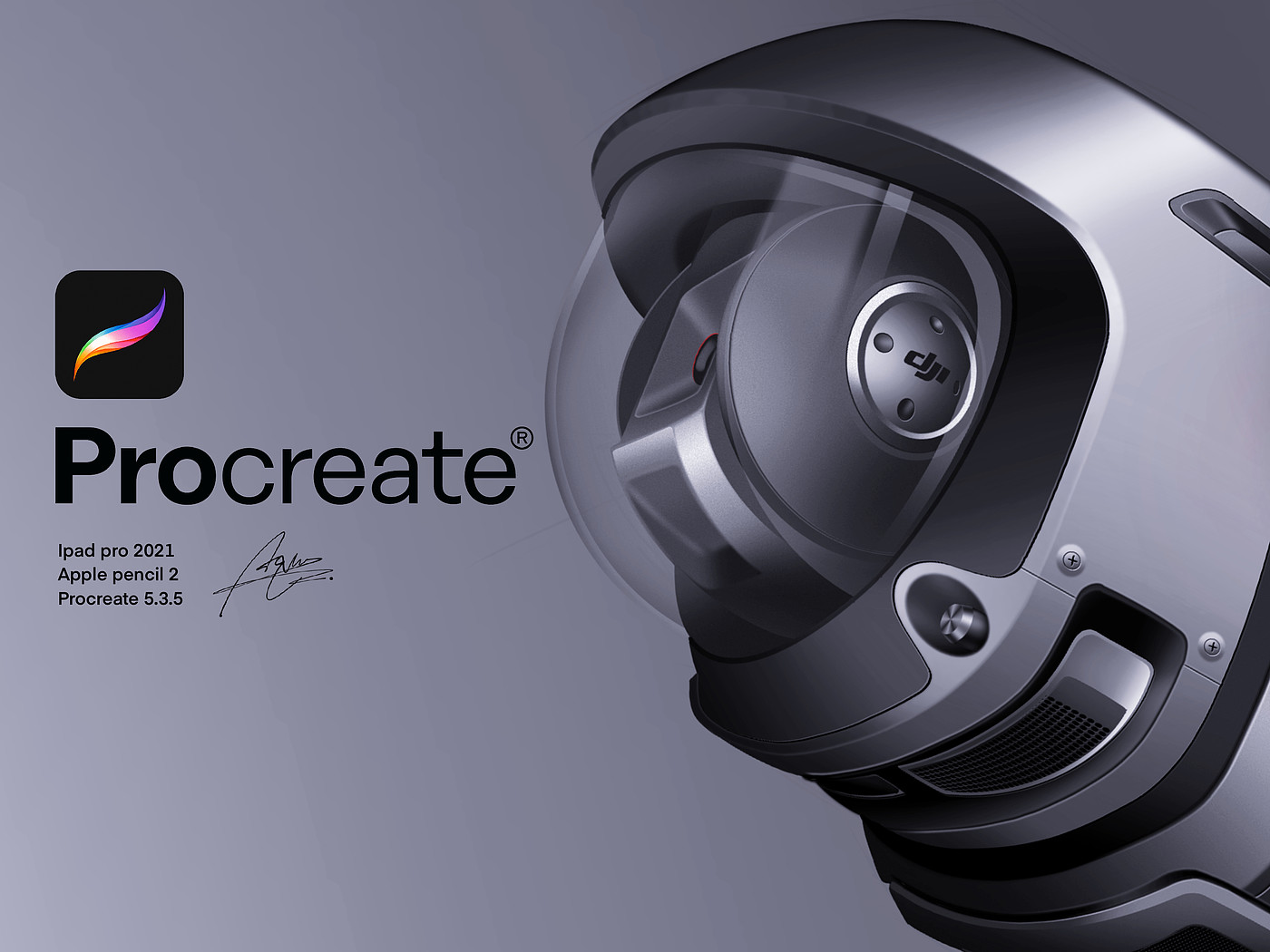 Procreate，industrial design，Ubee ，