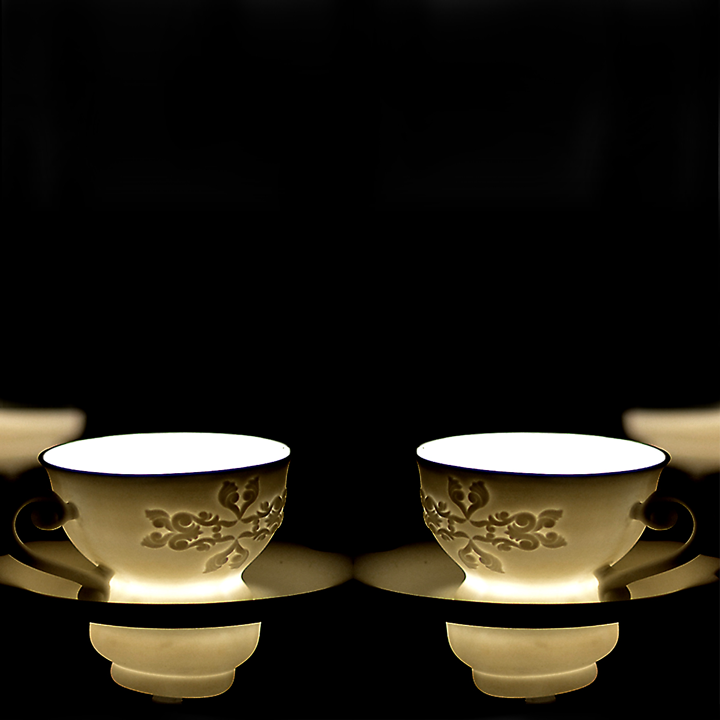 Drink a teacup，Fresh and beautiful chandelier，Original by INA，