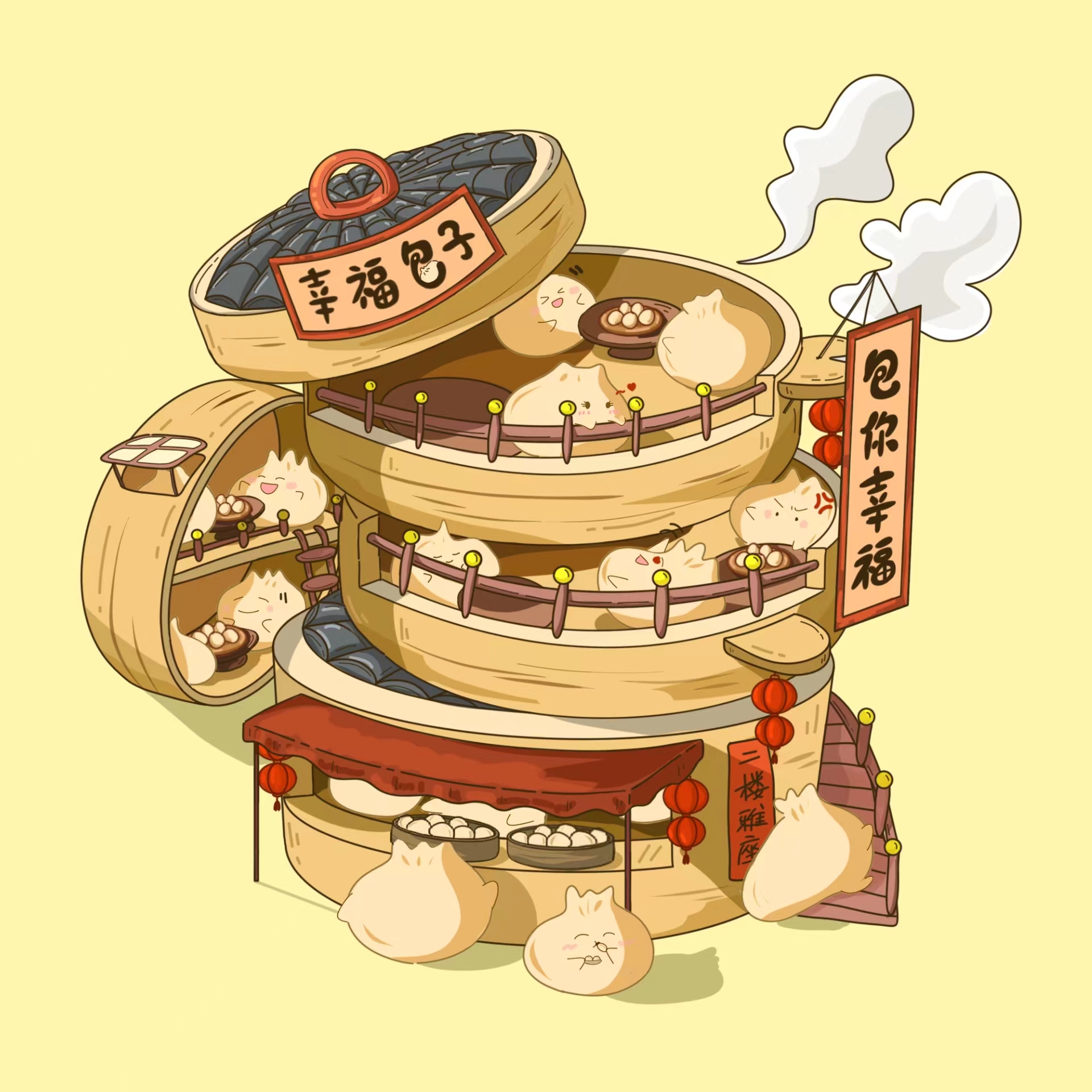 Illustration，Hand drawn，