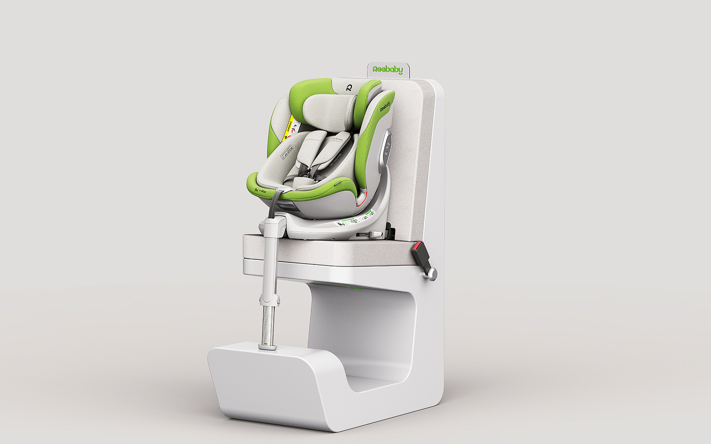 安全座椅，儿童母婴，母婴用品，产品渲染，电商详情，三维渲染，儿童安全座椅，