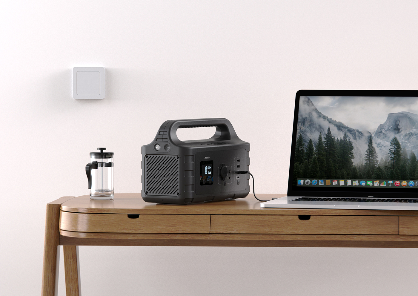 Energy storage，outdoors，loudspeaker box，Render，