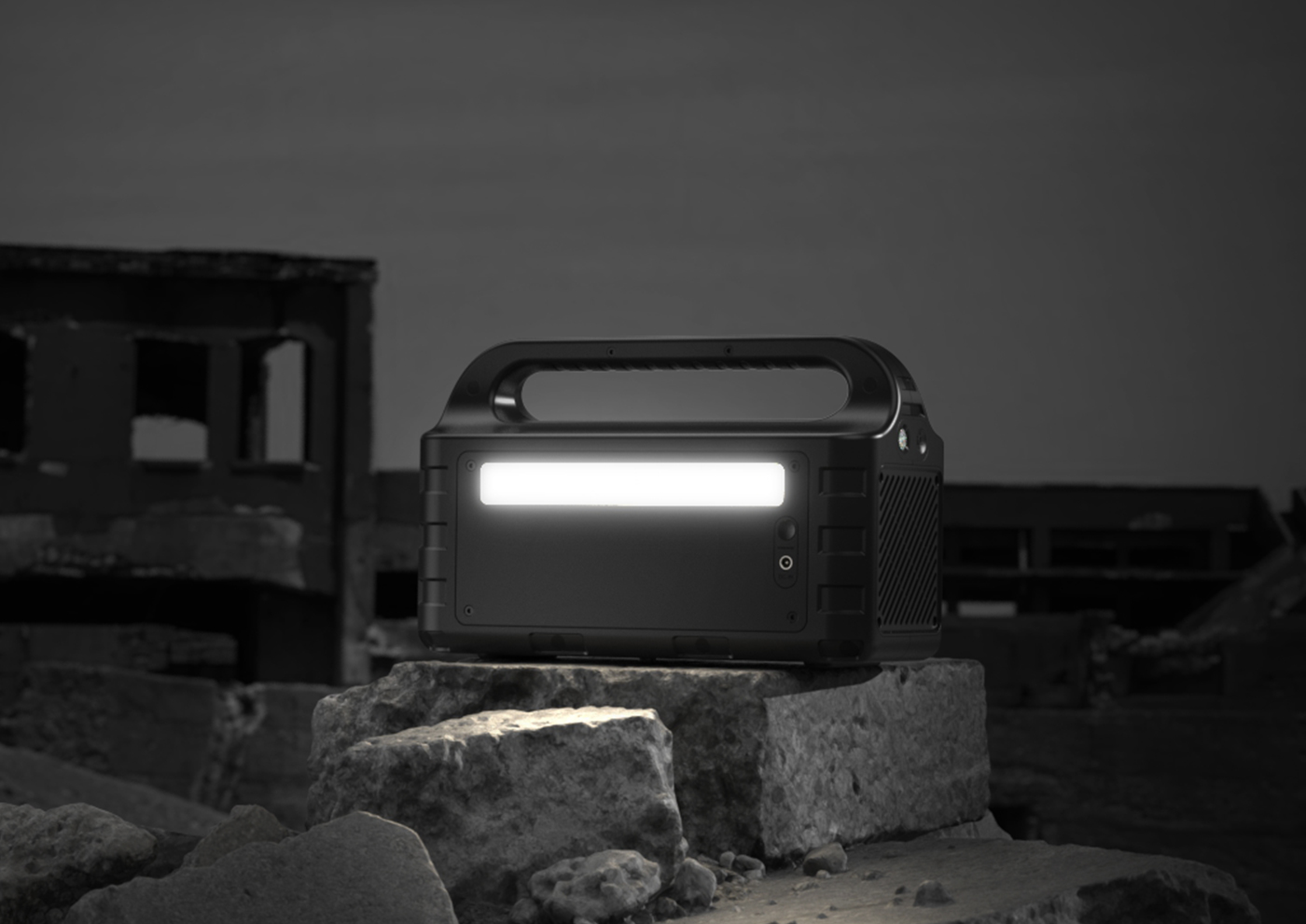 Energy storage，outdoors，loudspeaker box，Render，