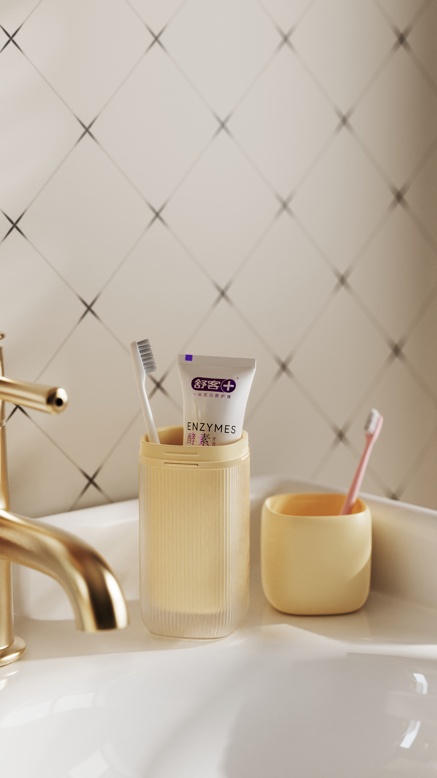 Daily Necessities，Toothbrush cup，