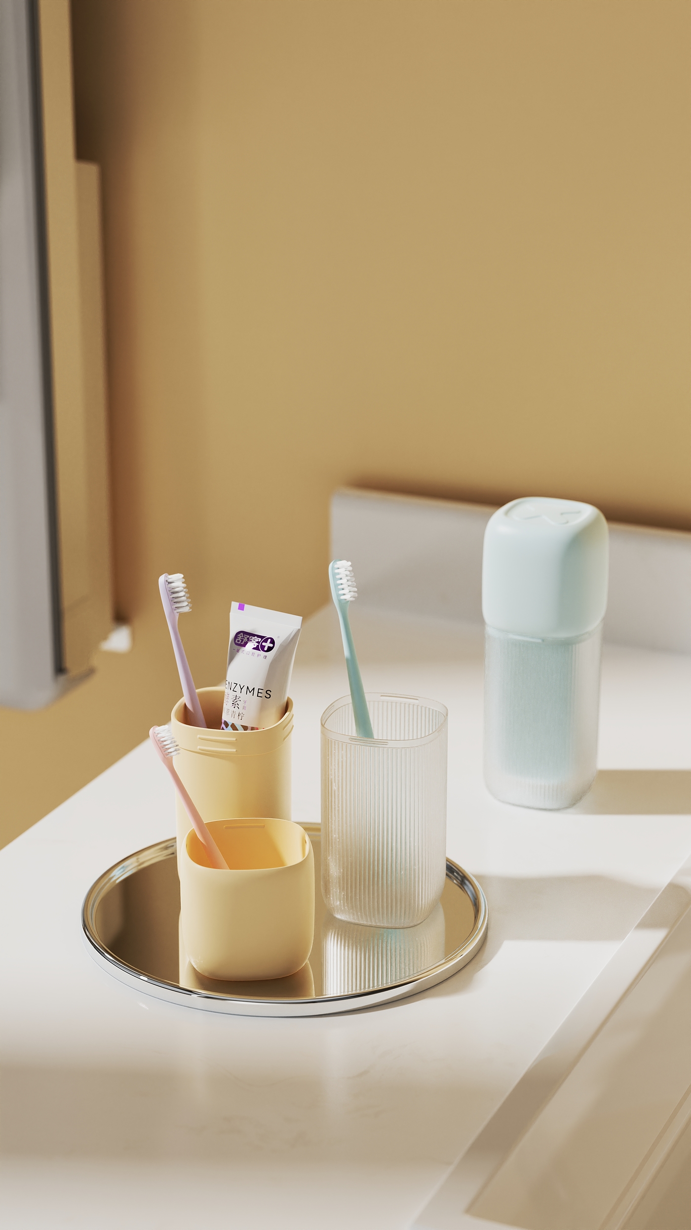 Daily Necessities，Toothbrush cup，