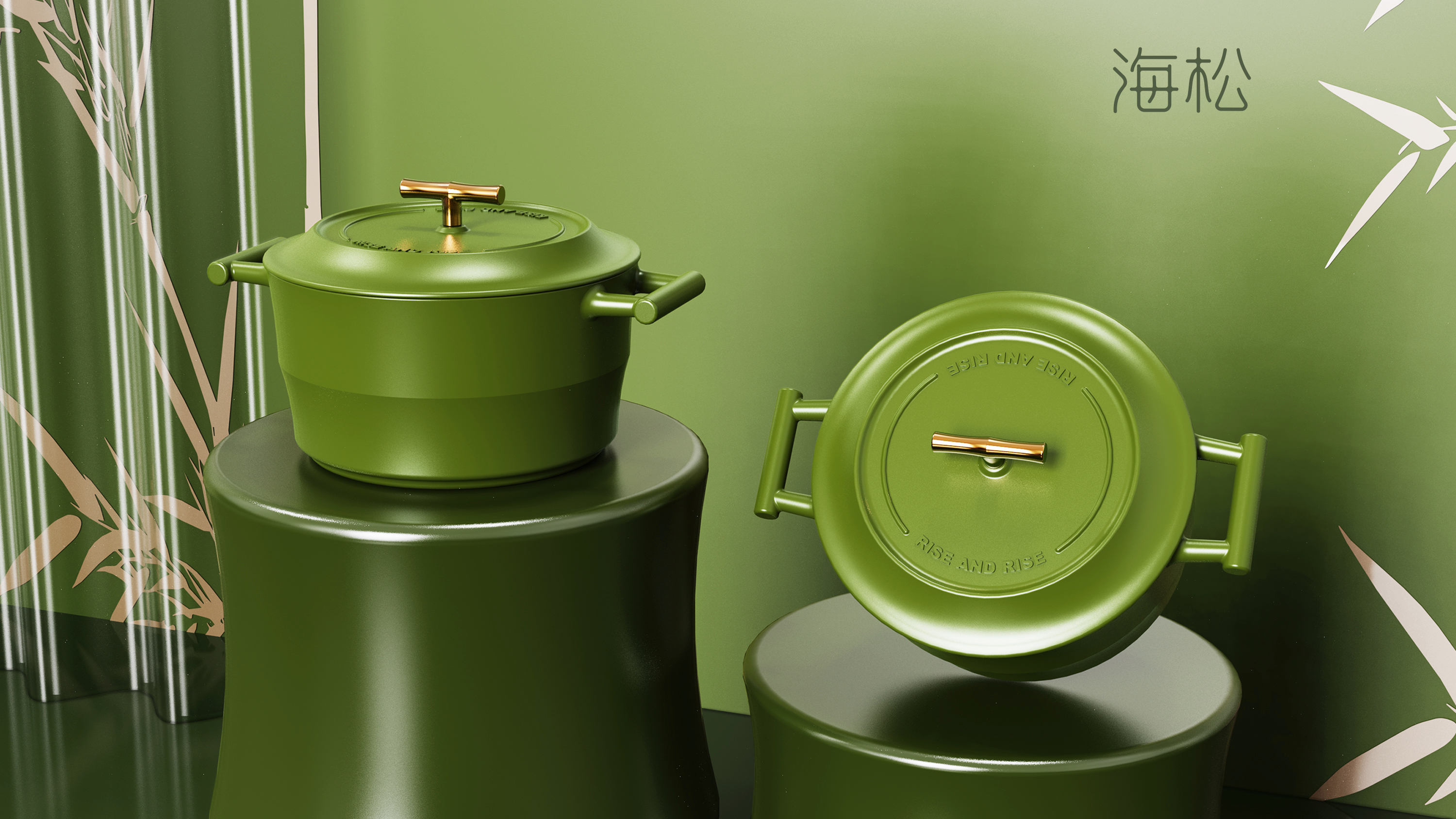 The rising, plum, orchid, bamboo and chrysanthemum, national style, simple atmosphere, gift giving，