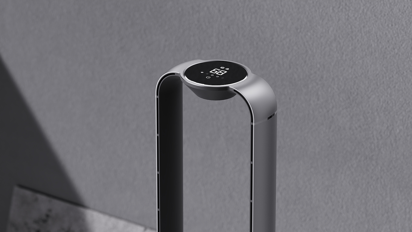 Leafless fan，Tower fan，purifier，moscen，Product appearance design，5�sign，