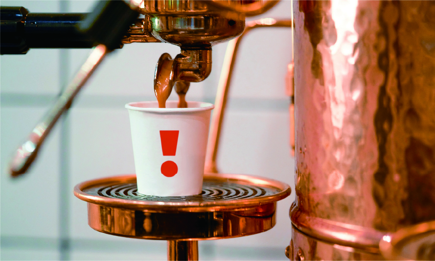 Coffee brand design, packaging, creative, original, flat，