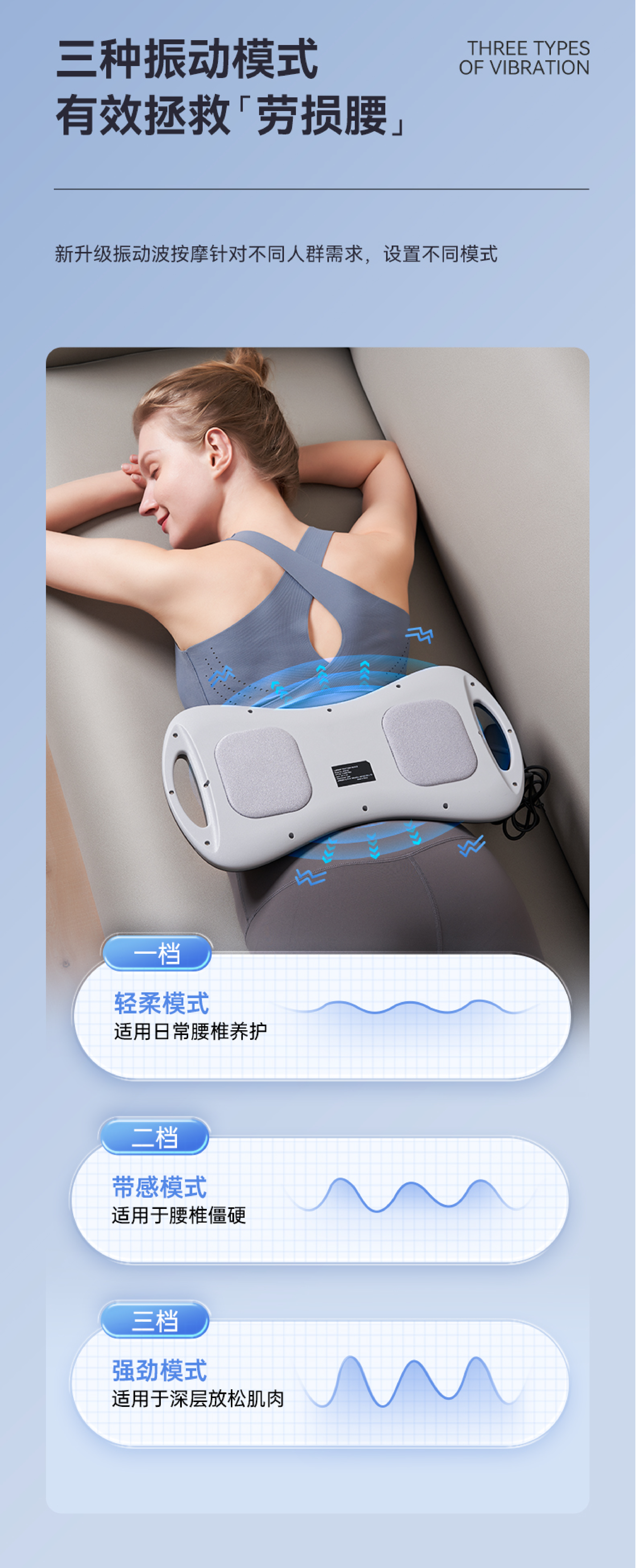 Waist massage，Lumbar products，Waist massager，Intelligent massage instrument，