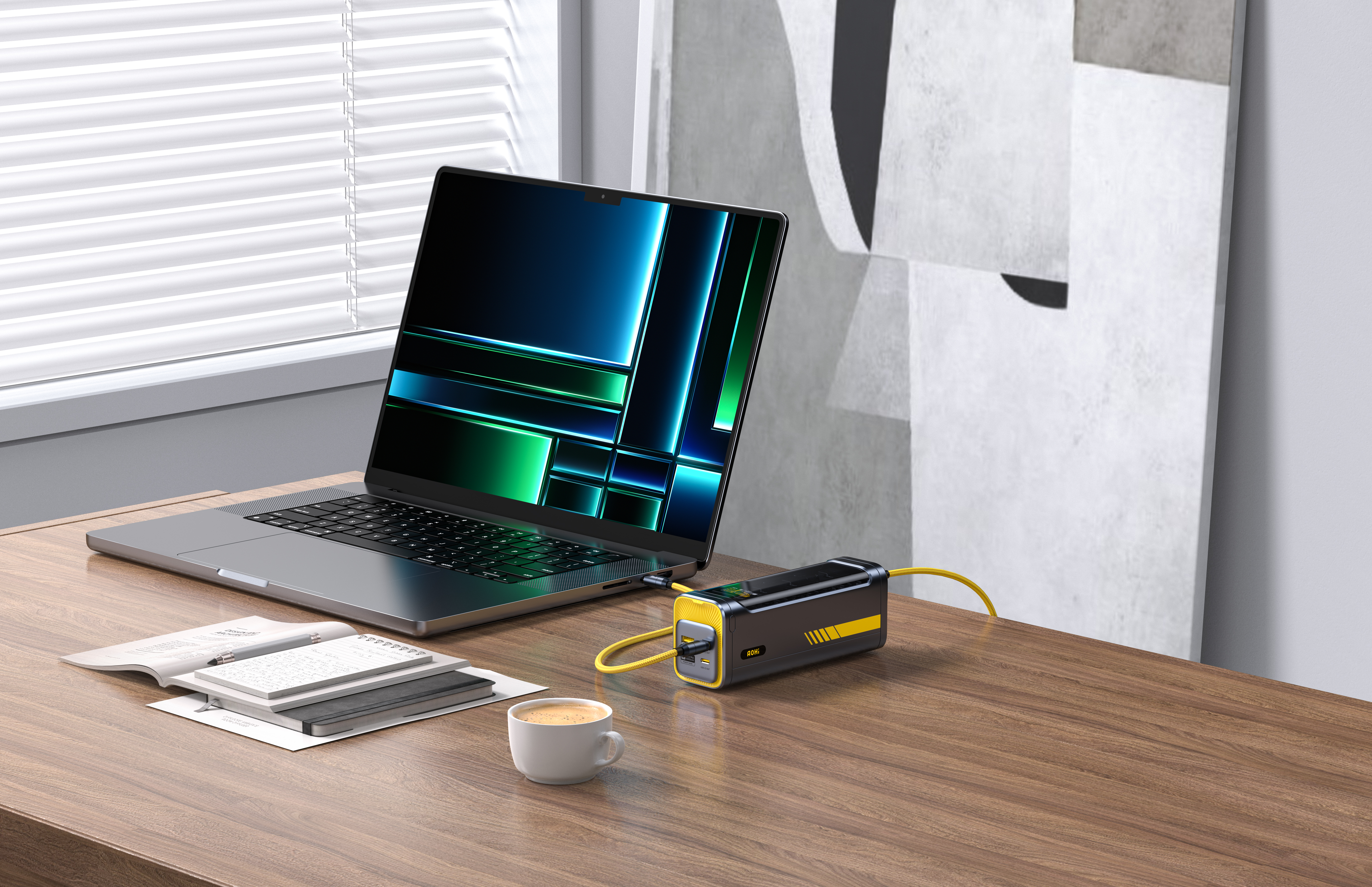 Two-in-one 40000mAh portable power supply，