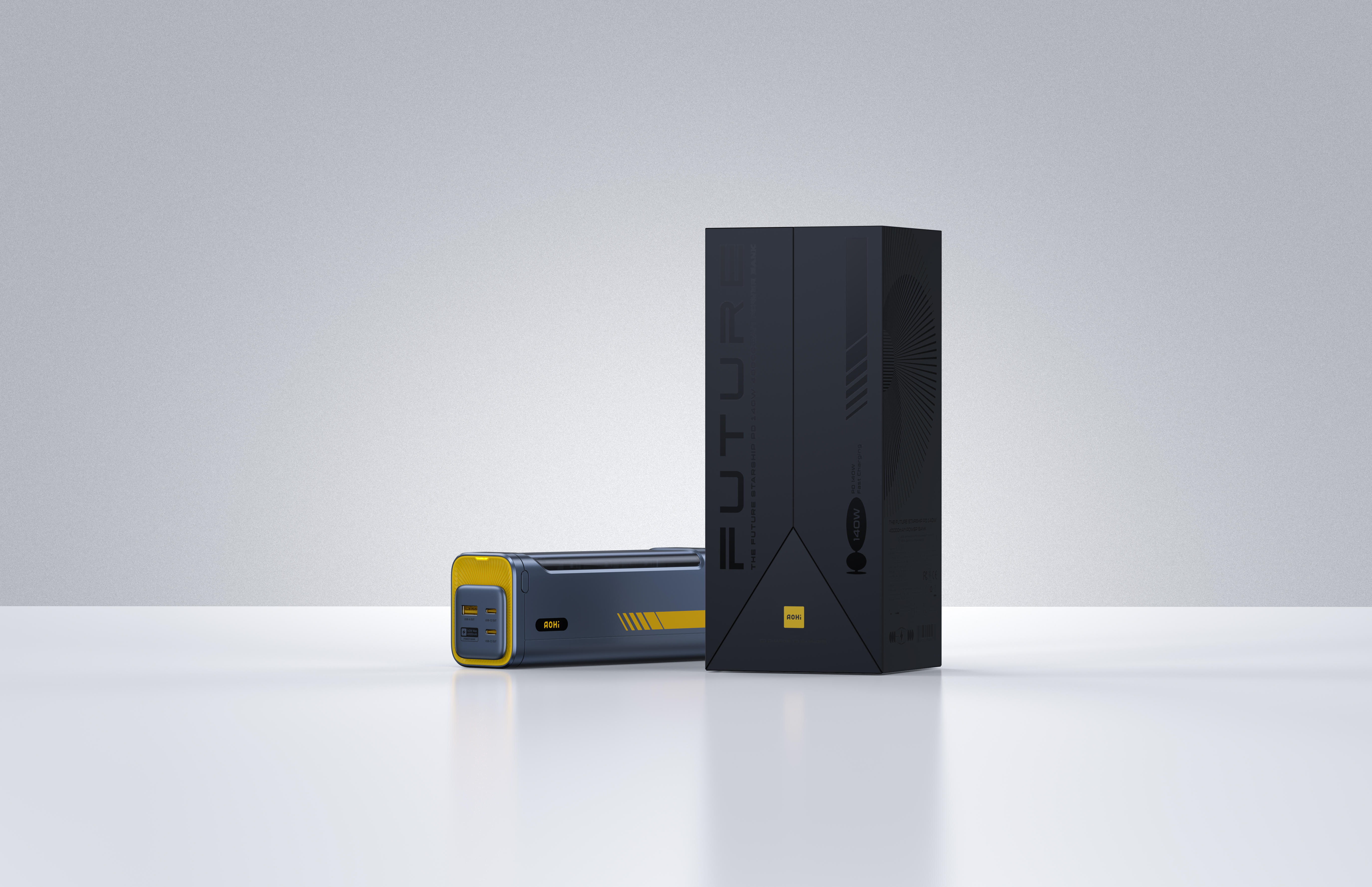 Two-in-one 40000mAh portable power supply，