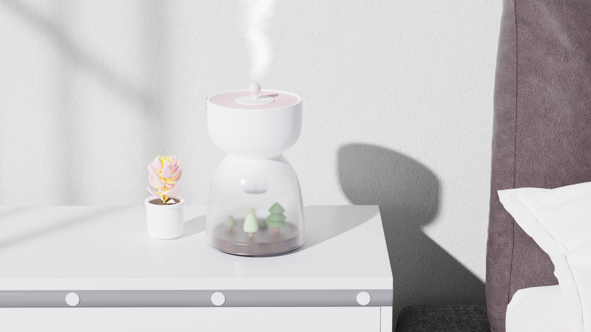 Aromatherapy, diffuser, white，