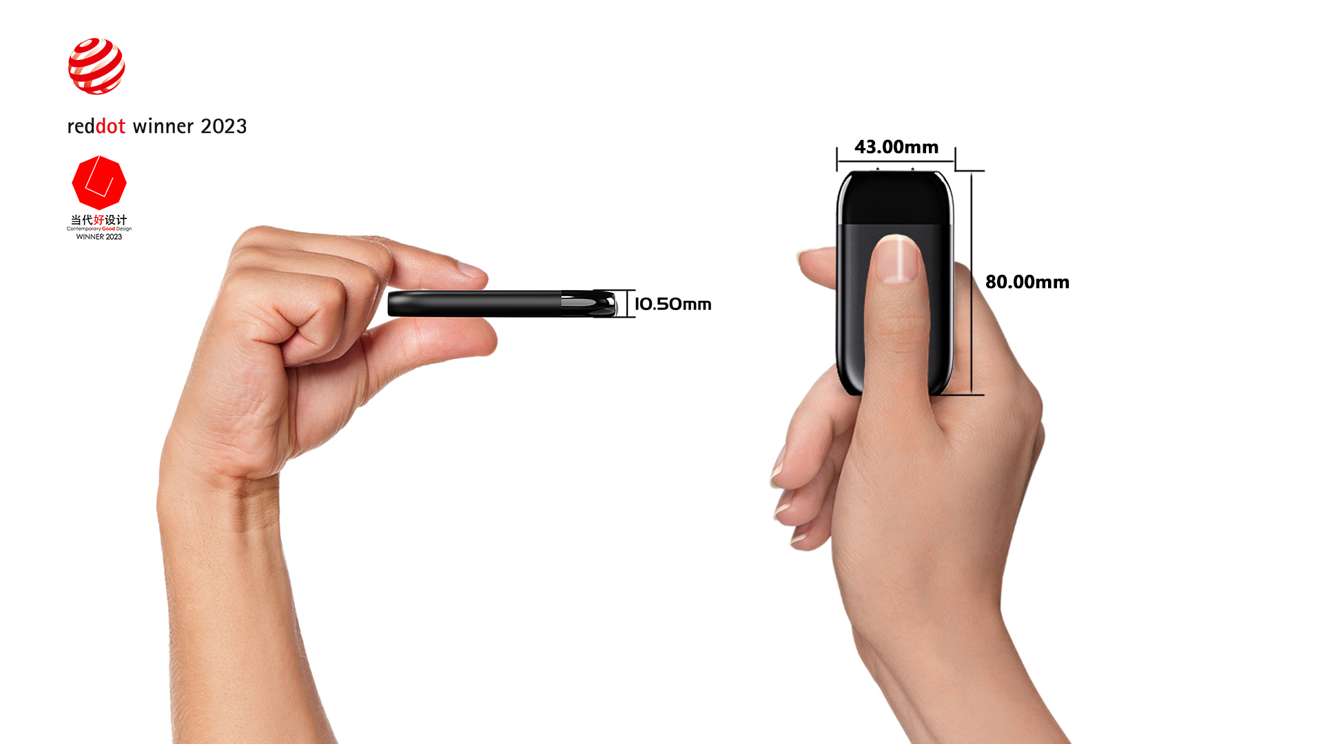 Ultra-thin/GaN/Charger，Red Dot Award, Contemporary Good Design Award, Ultra Thin Charger, GaN，