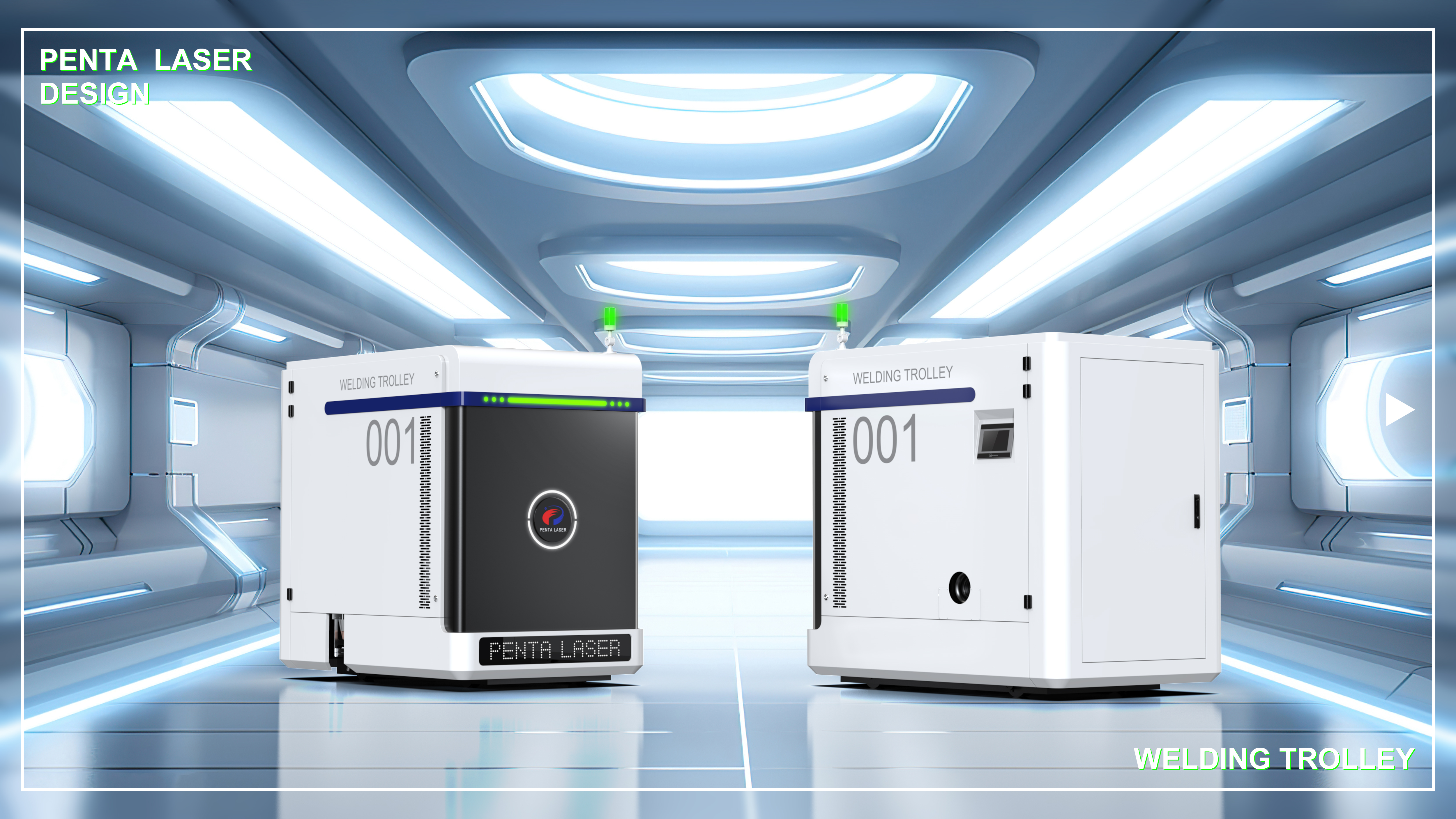 Welding trolley (laser hybrid welding)，