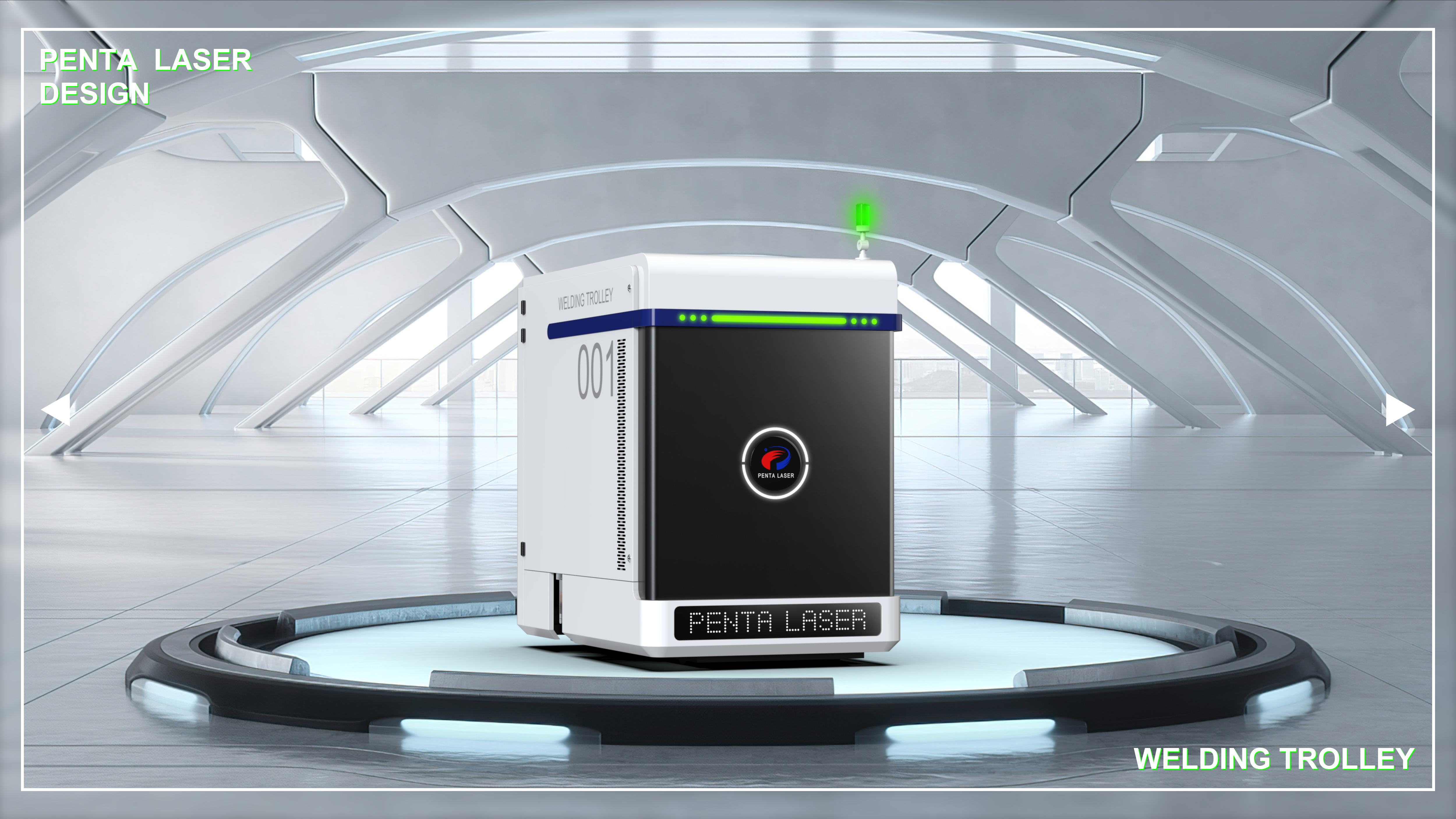 Welding trolley (laser hybrid welding)，