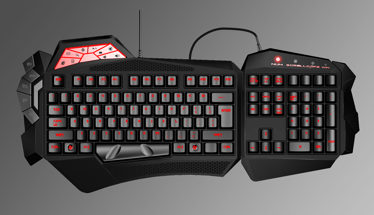 Keyboard design，split，