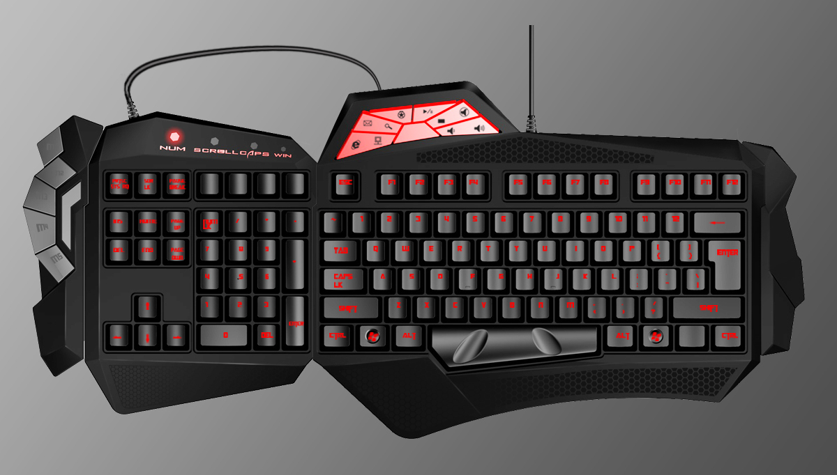 Keyboard design，split，