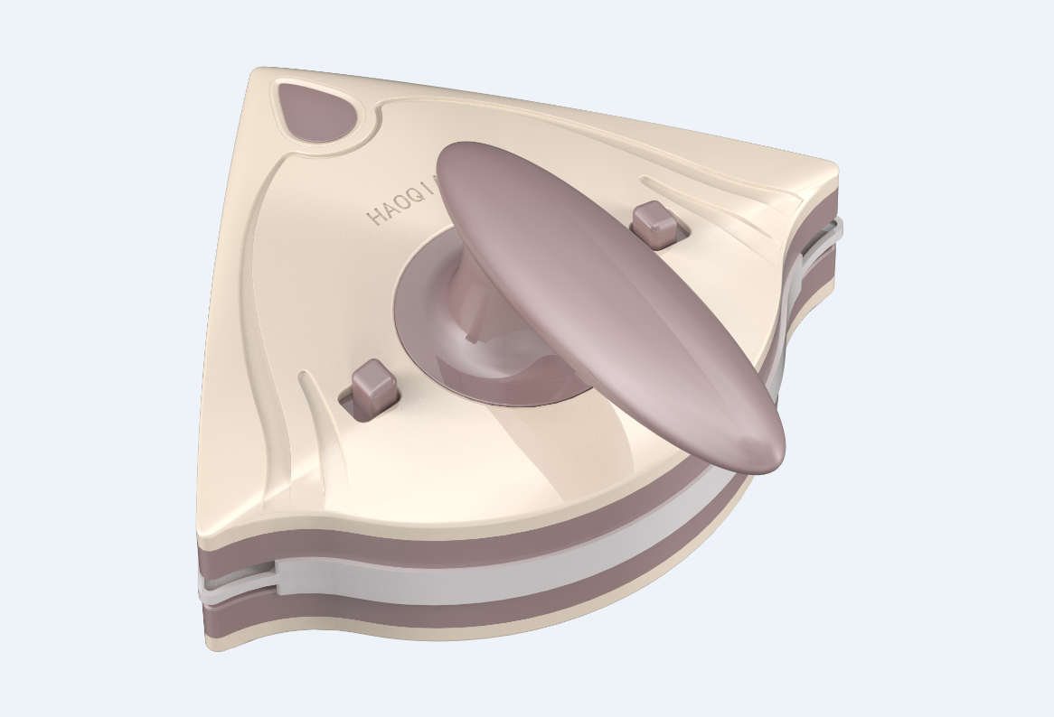 Triangle glass rub，