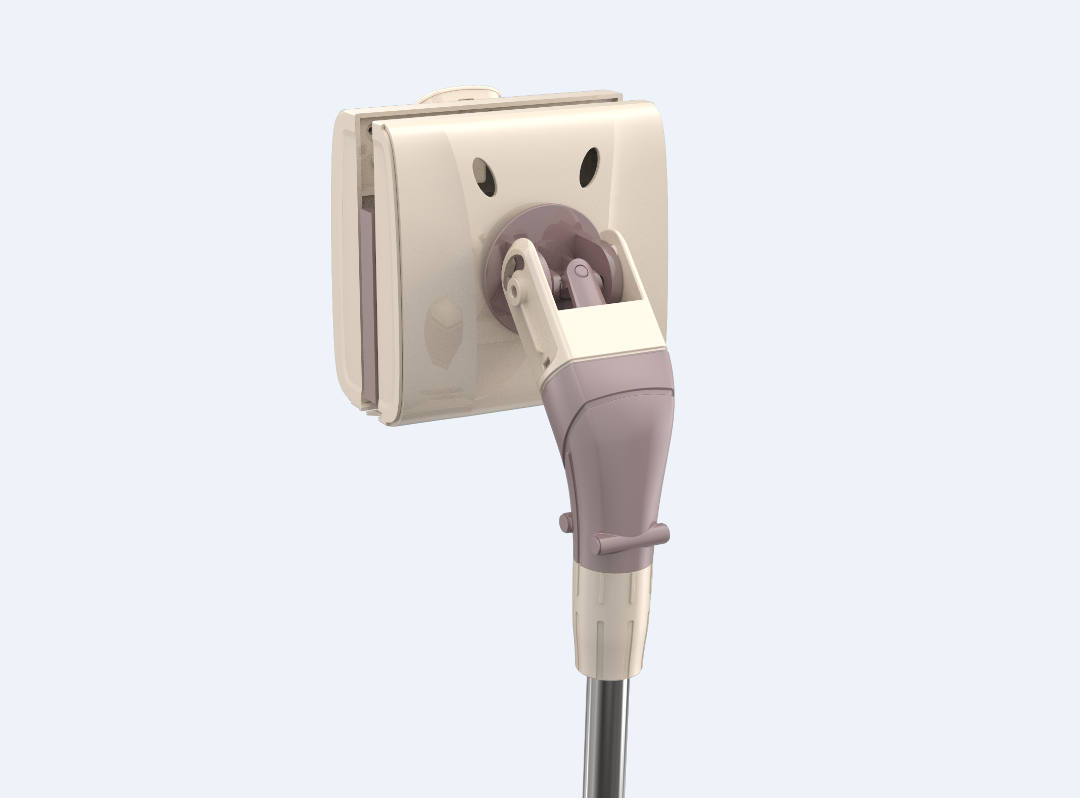 Triangle glass rub，