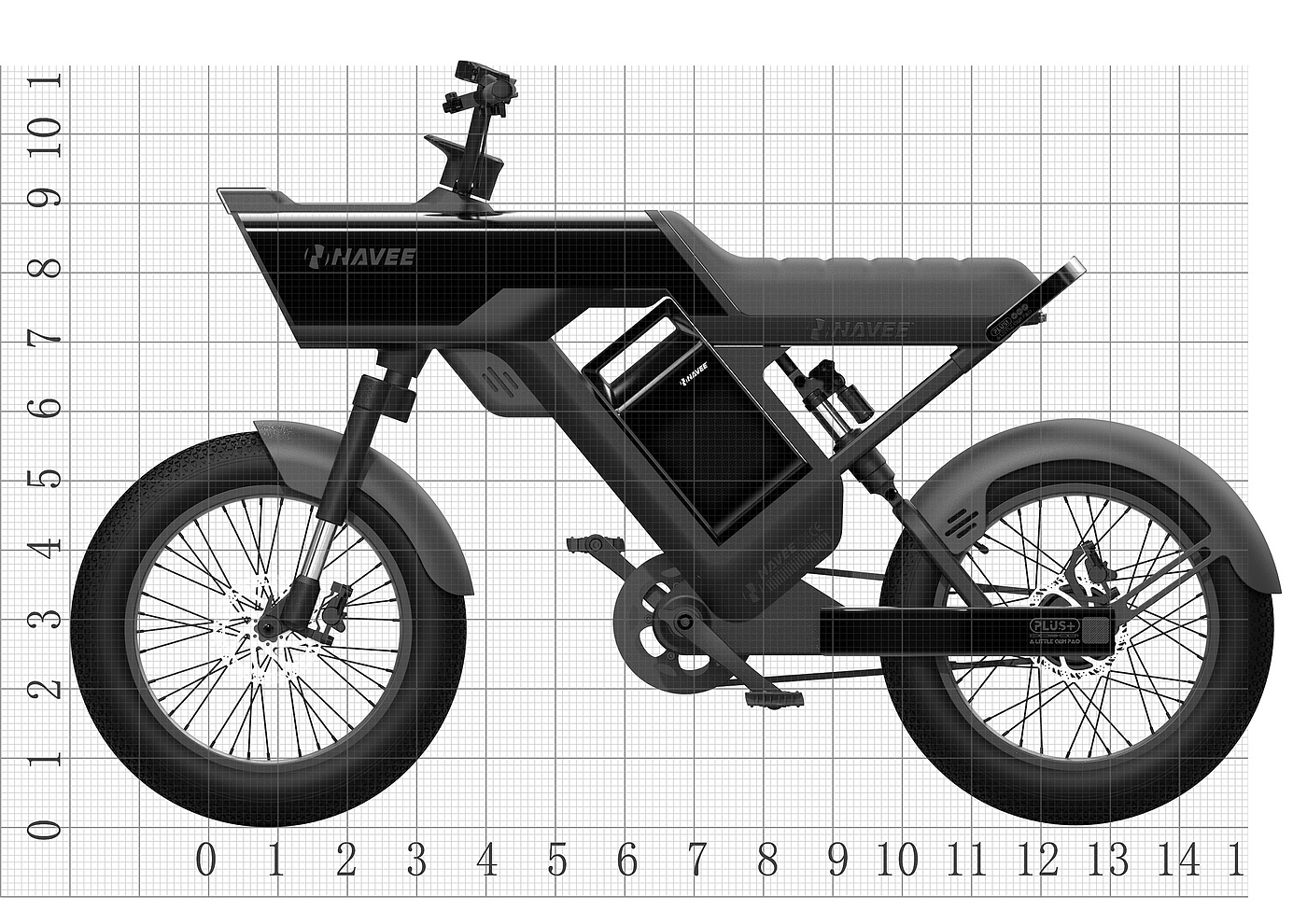 eBIKE，宽胎车，北美ebike，出行，两轮车，电动两轮车，枪，