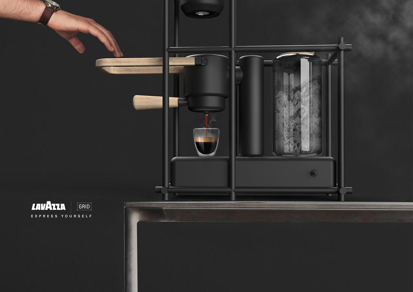Italian style，Coffee machine，fully automatic，GRID，individualization，